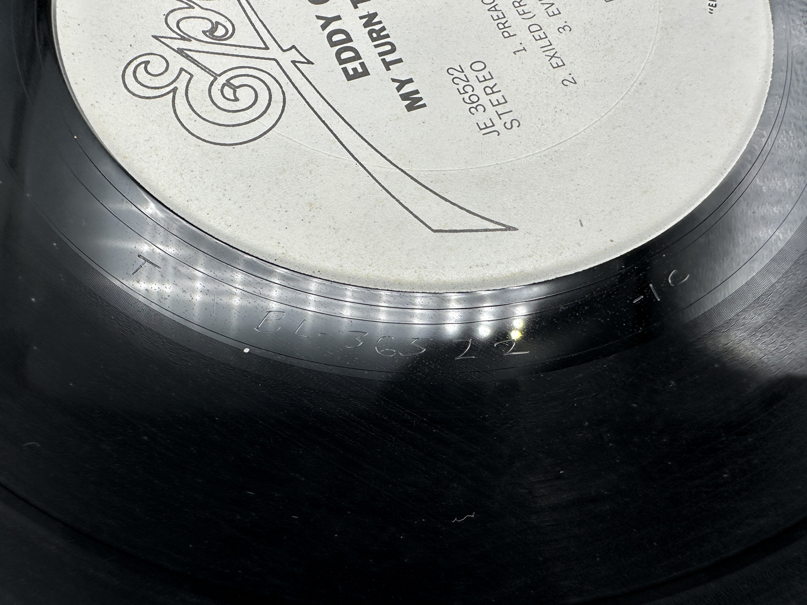 1980 Epic / ICE Records Eddy Grant My Turn To Love You Promo Vinyl Album - JE 36522