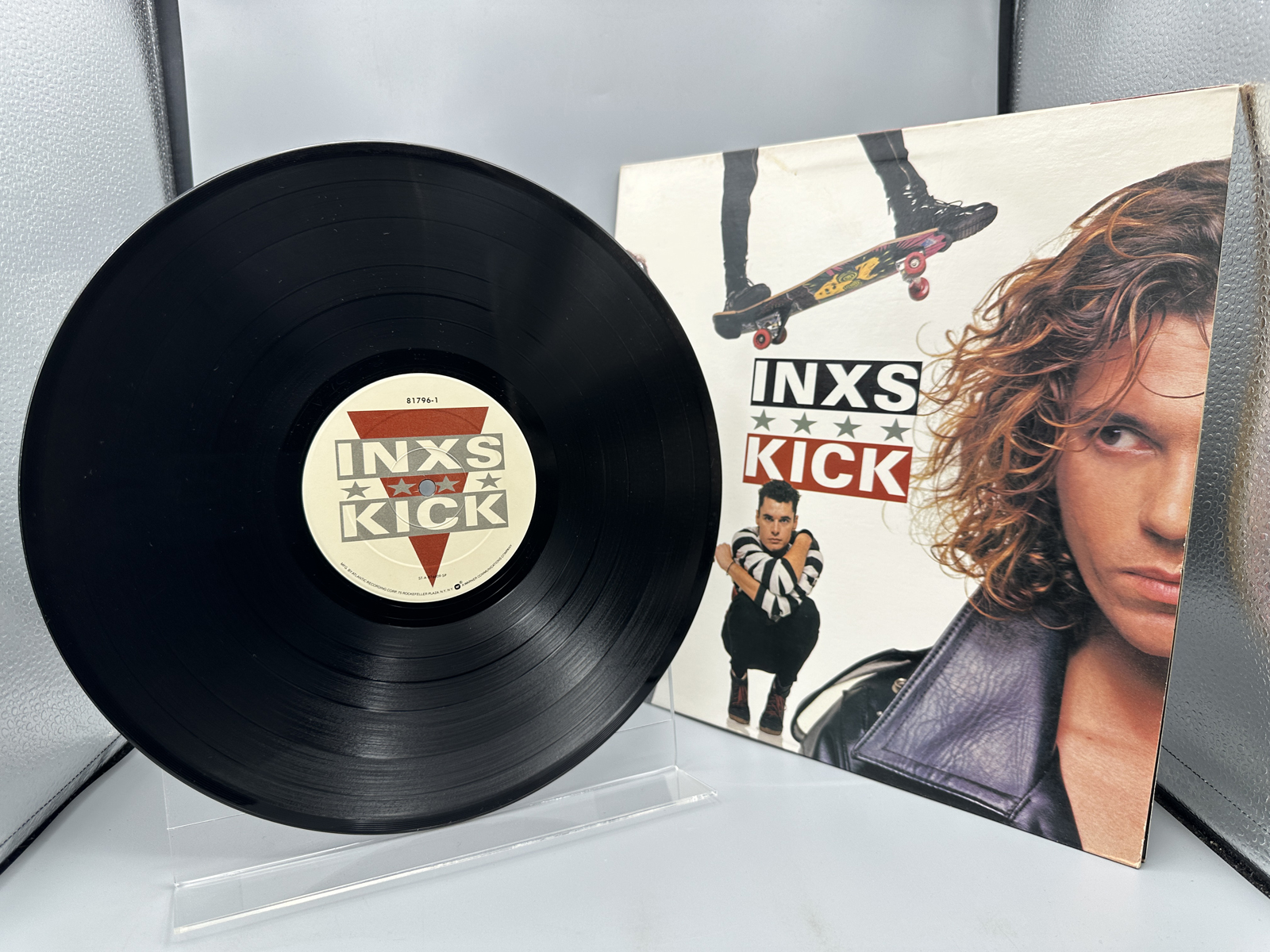 1987 Atlantic Records INXS Kick Vinyl Album - 81796-1