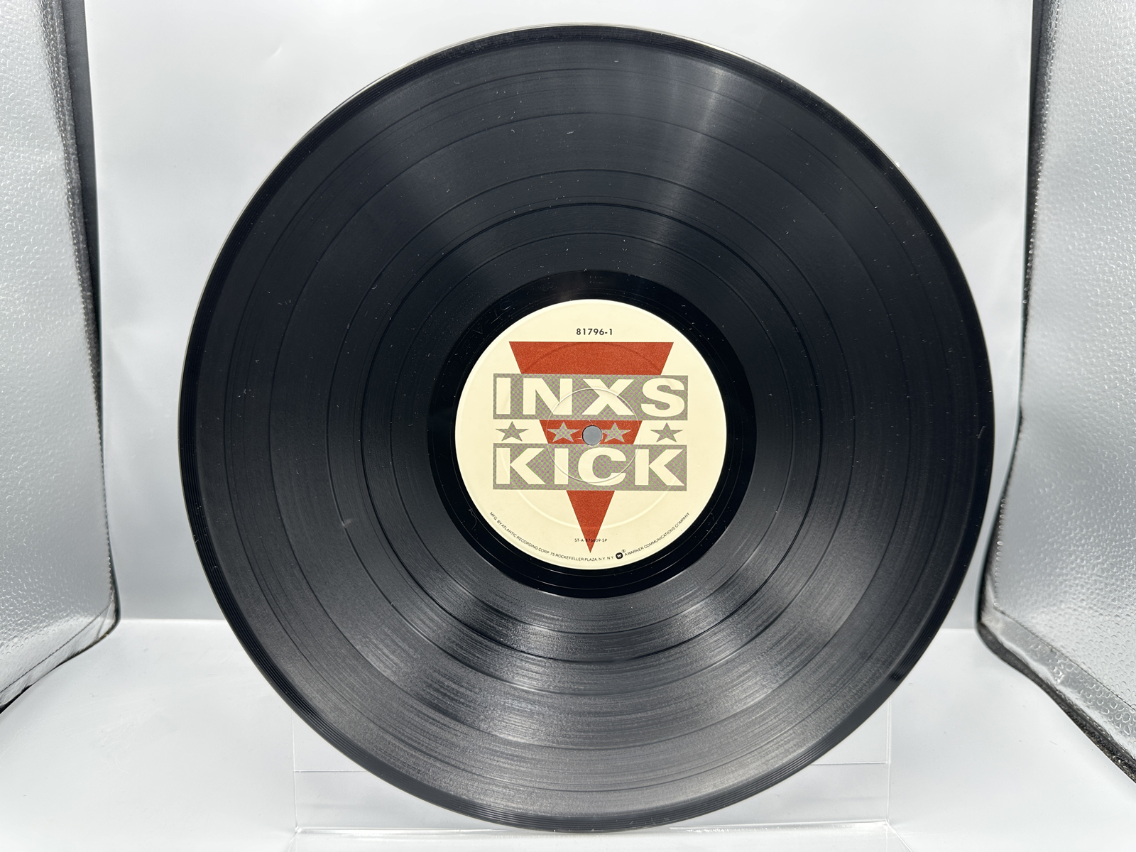1987 Atlantic Records INXS Kick Vinyl Album - 81796-1
