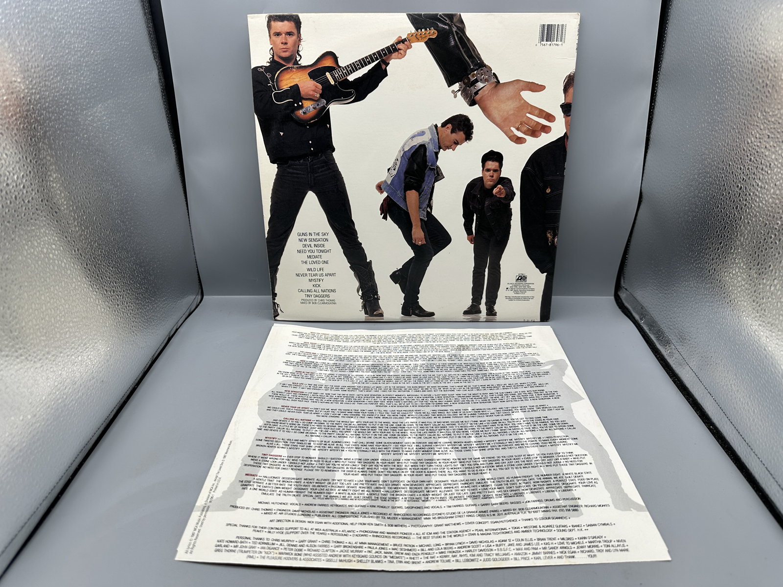 1987 Atlantic Records INXS Kick Vinyl Album - 81796-1