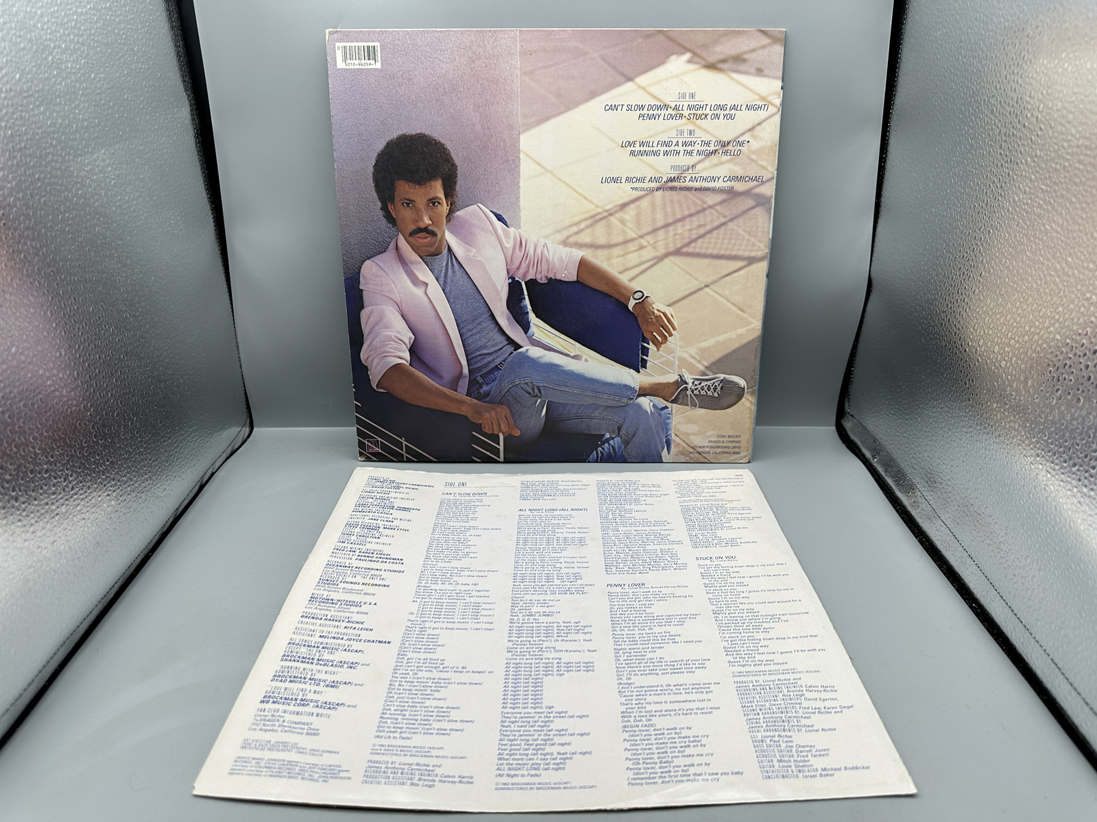 1983 Motown Lionel Richie "Can't Slow Down" Vinyl Album - 6059ML