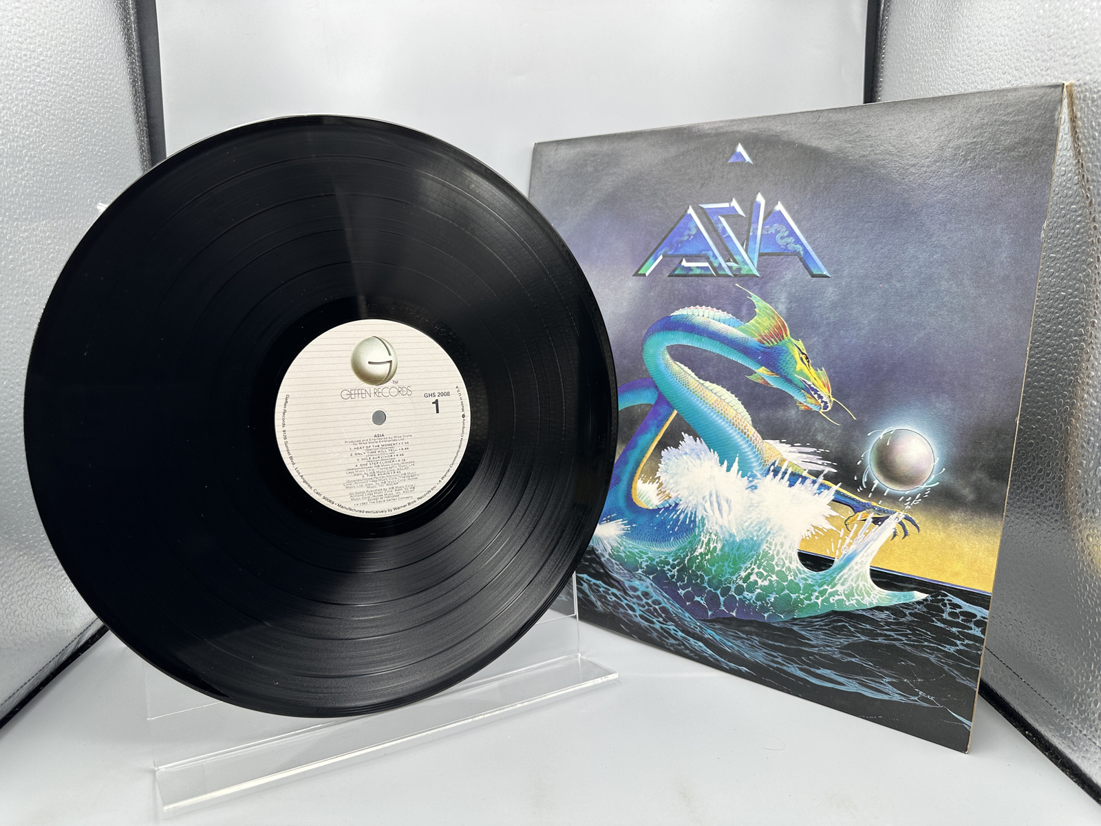 1982 Geffen Records Asia Self-Titled Debut Vinyl Album - GHS 2008