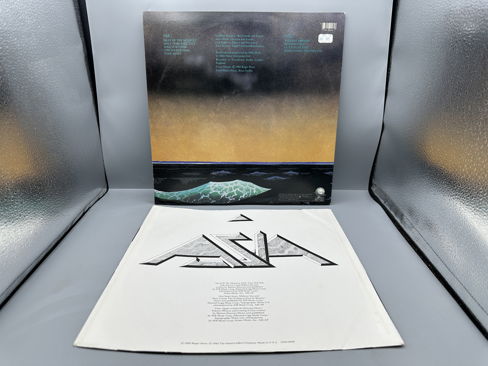1982 Geffen Records Asia Self-Titled Debut Vinyl Album - GHS 2008