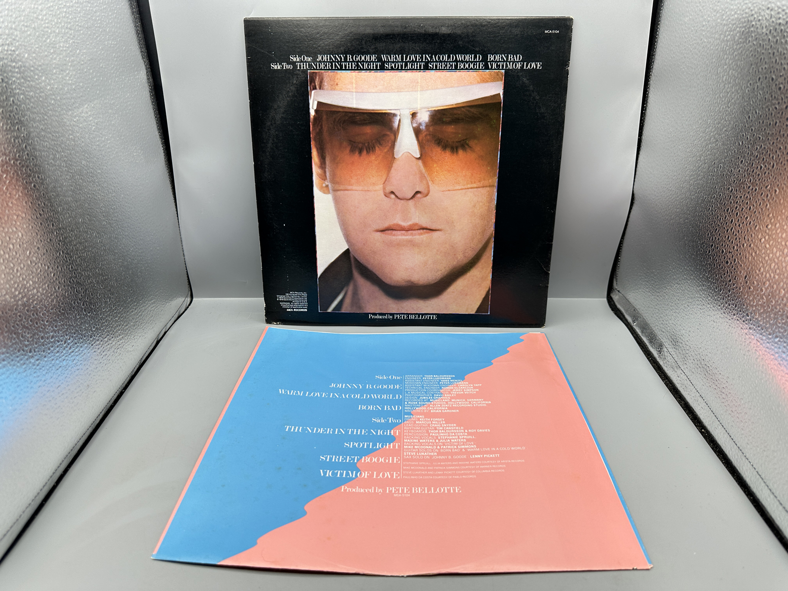 1979 MCA Records Elton John Victim of Love Vinyl Album - MCA-5104
