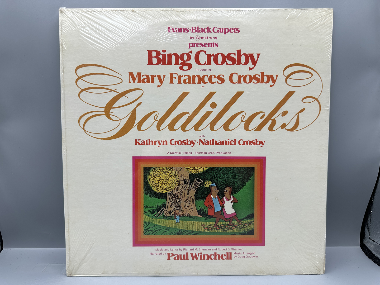 1970 Evans-Black Carpets Records Goldilocks Vinyl Album - DL-3511
