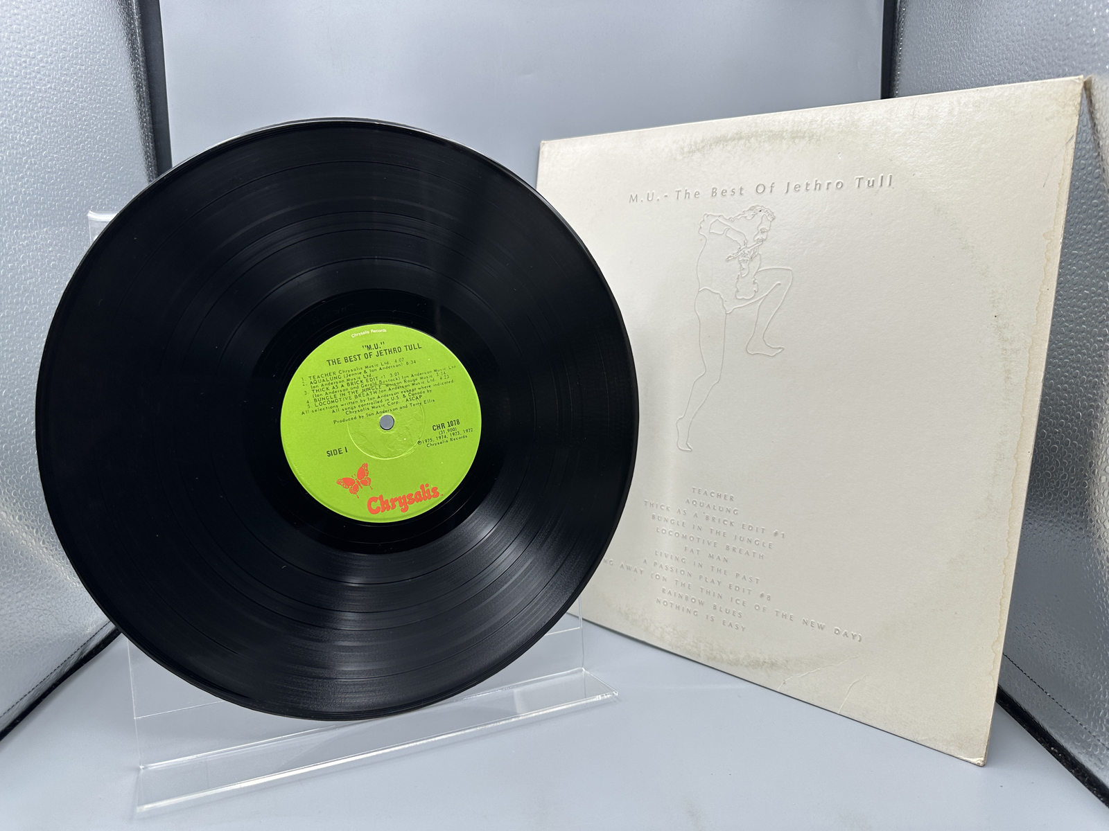 1975 Chrysalis Records Jethro Tull M.U. - The Best Of Vinyl Album - CHR 1078