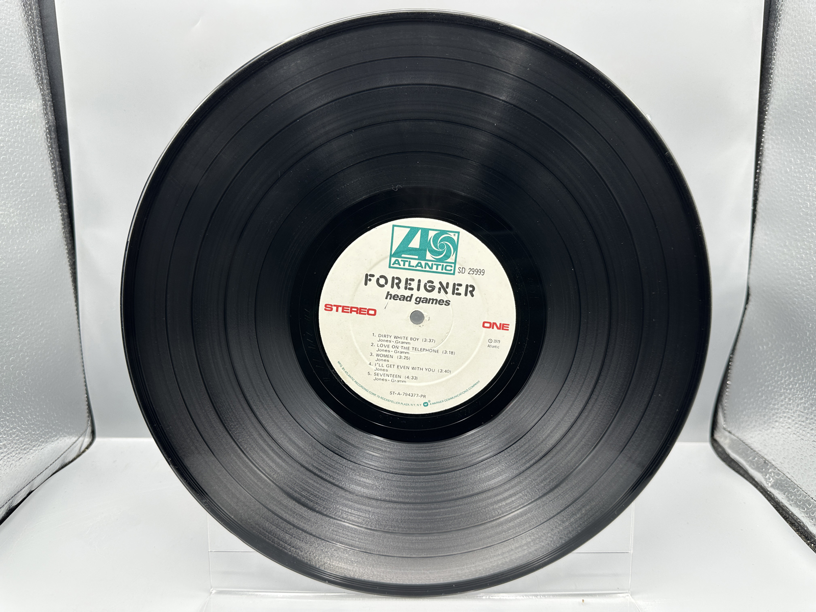 1979 Atlantic Records Foreigner Head Games Vinyl Album - SD 29999