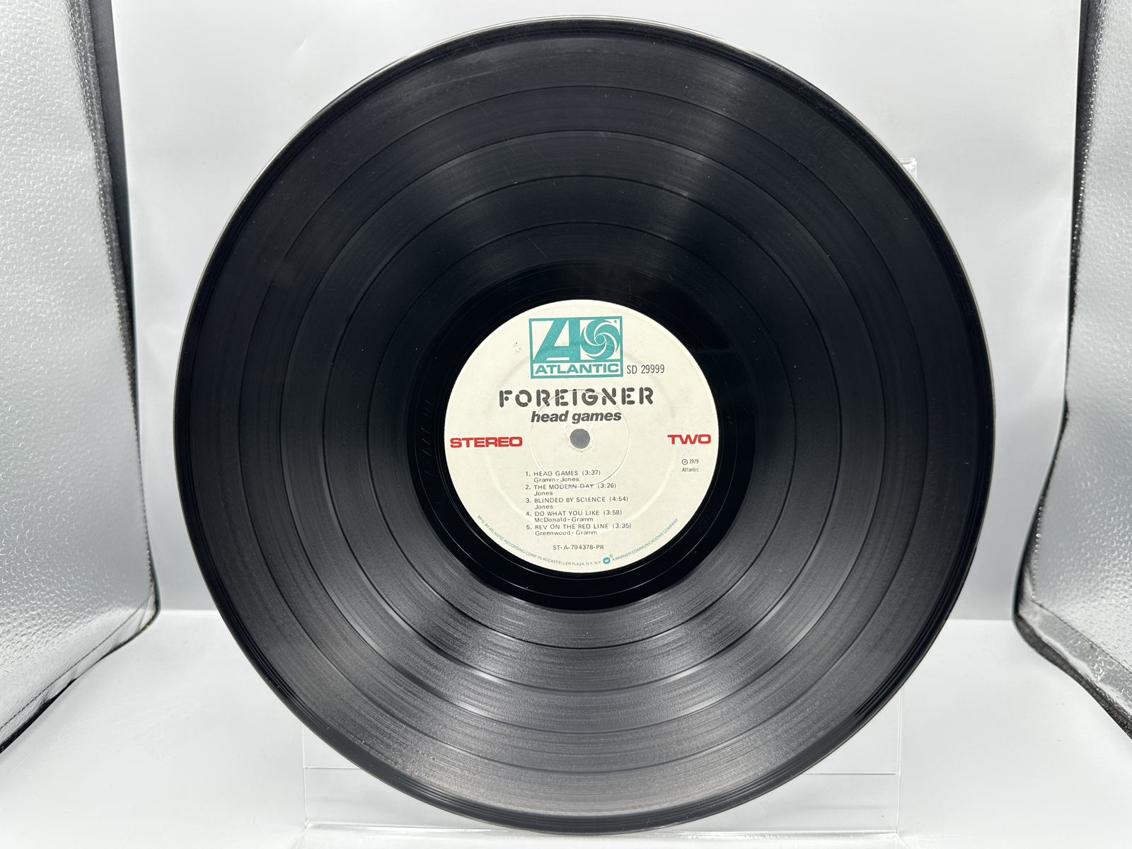 1979 Atlantic Records Foreigner Head Games Vinyl Album - SD 29999