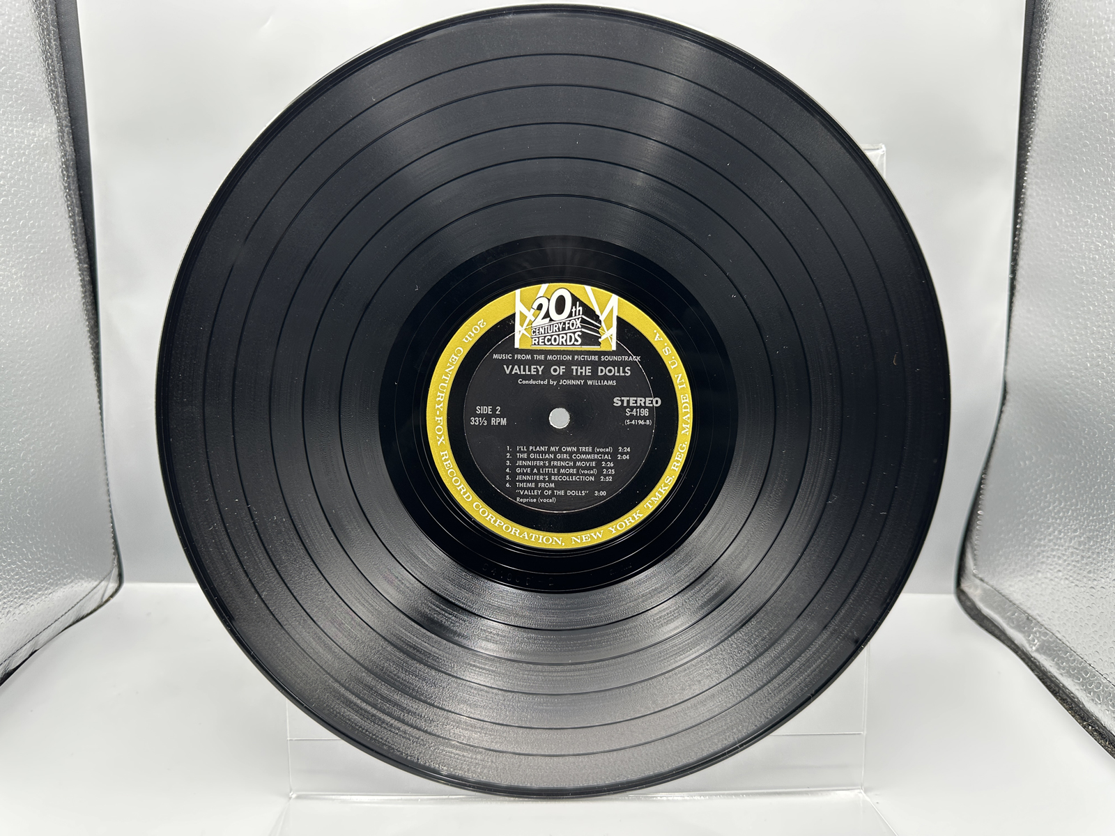 1967 20th Century Fox Records Valley of the Dolls Music From The Motion Picture Soundtrack Vinyl Album - S-4196