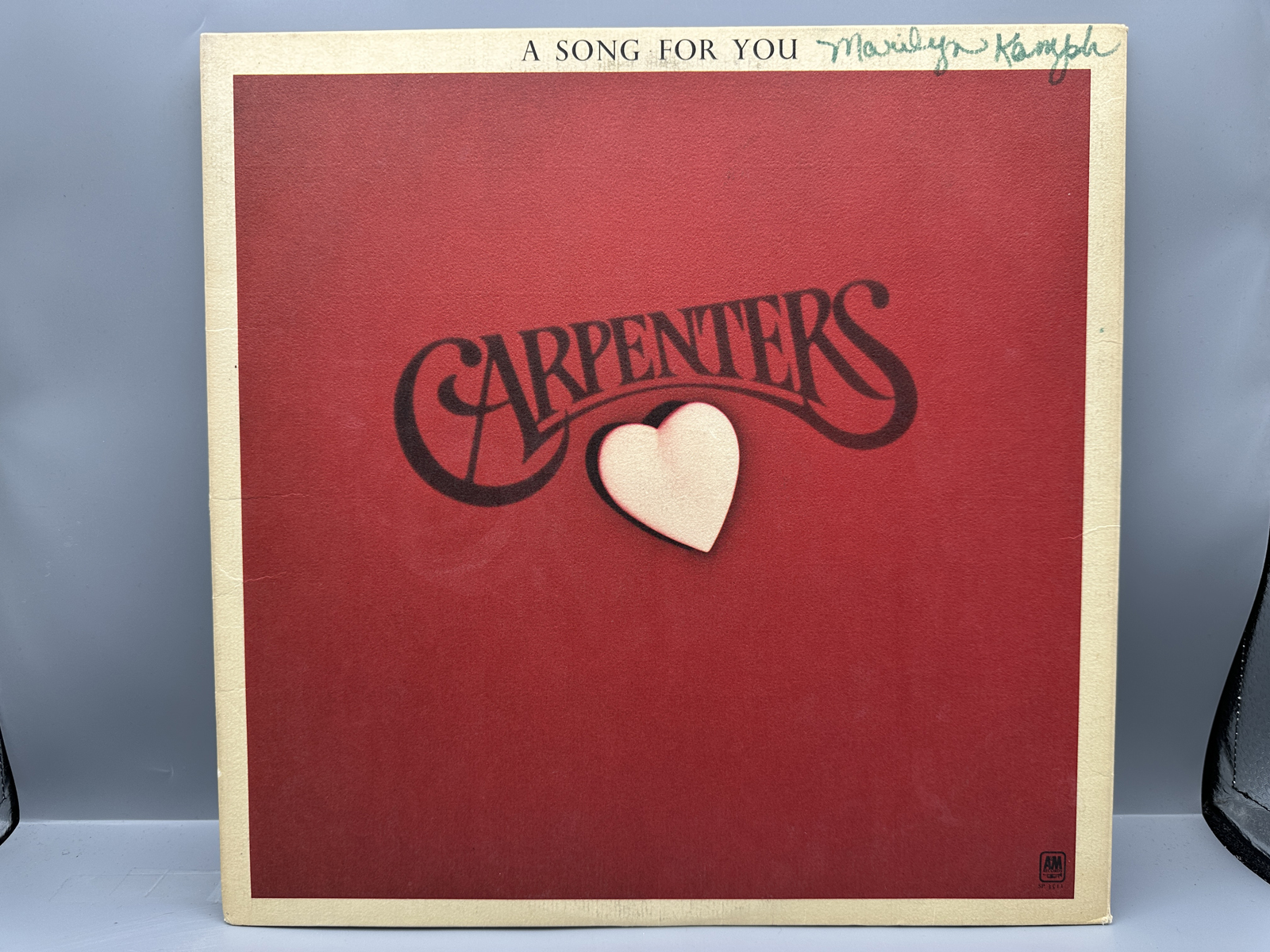 1972 A&M Records The Carpenters A Song For You Vinyl Album - SP-3511