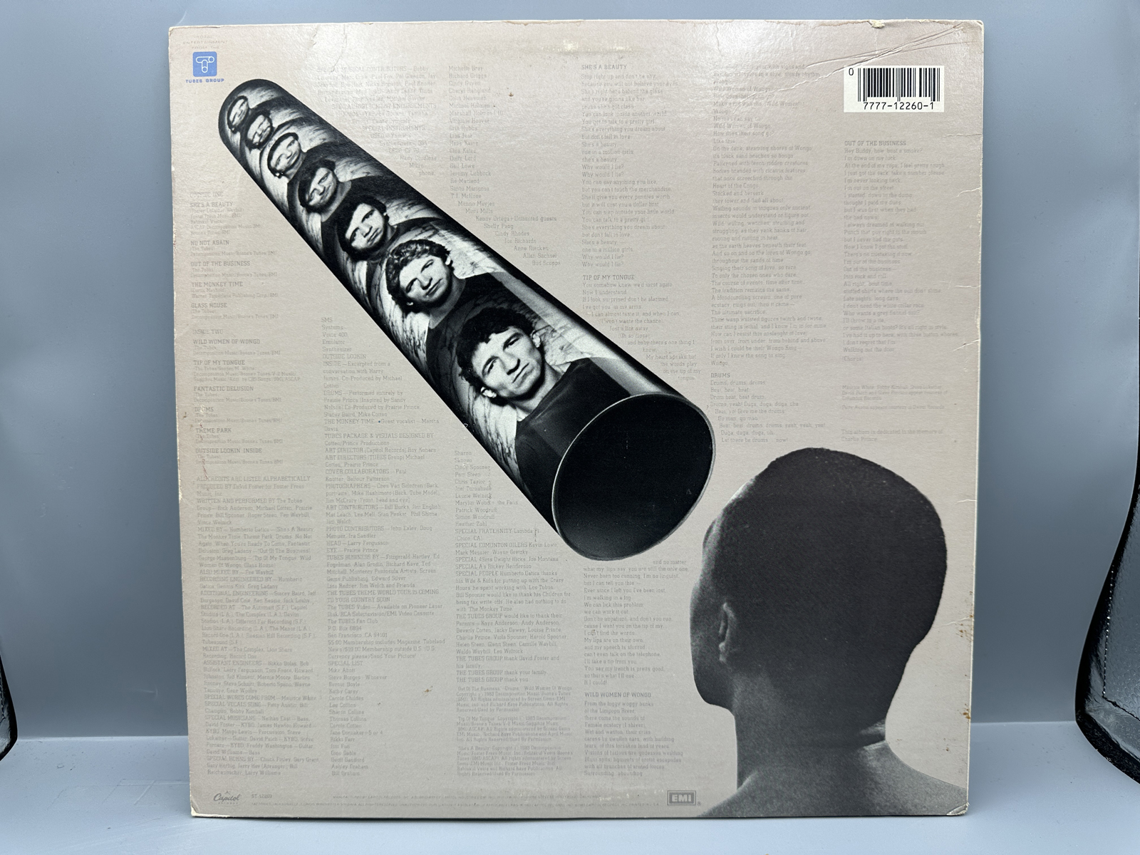 1983 Capitol Records The Tubes Outside Inside Vinyl Album - ST-12260