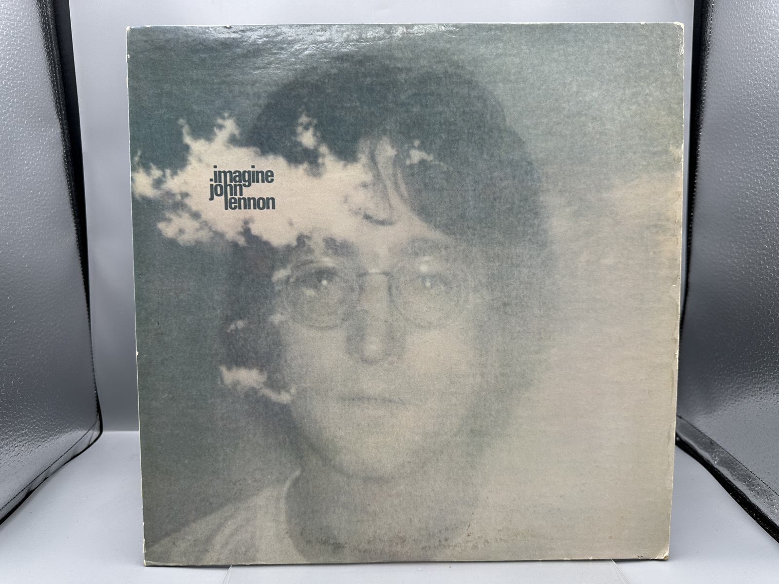 1971 Apple Records John Lennon Imagine Vinyl Album W/ Poster & Post Card - SW 3379