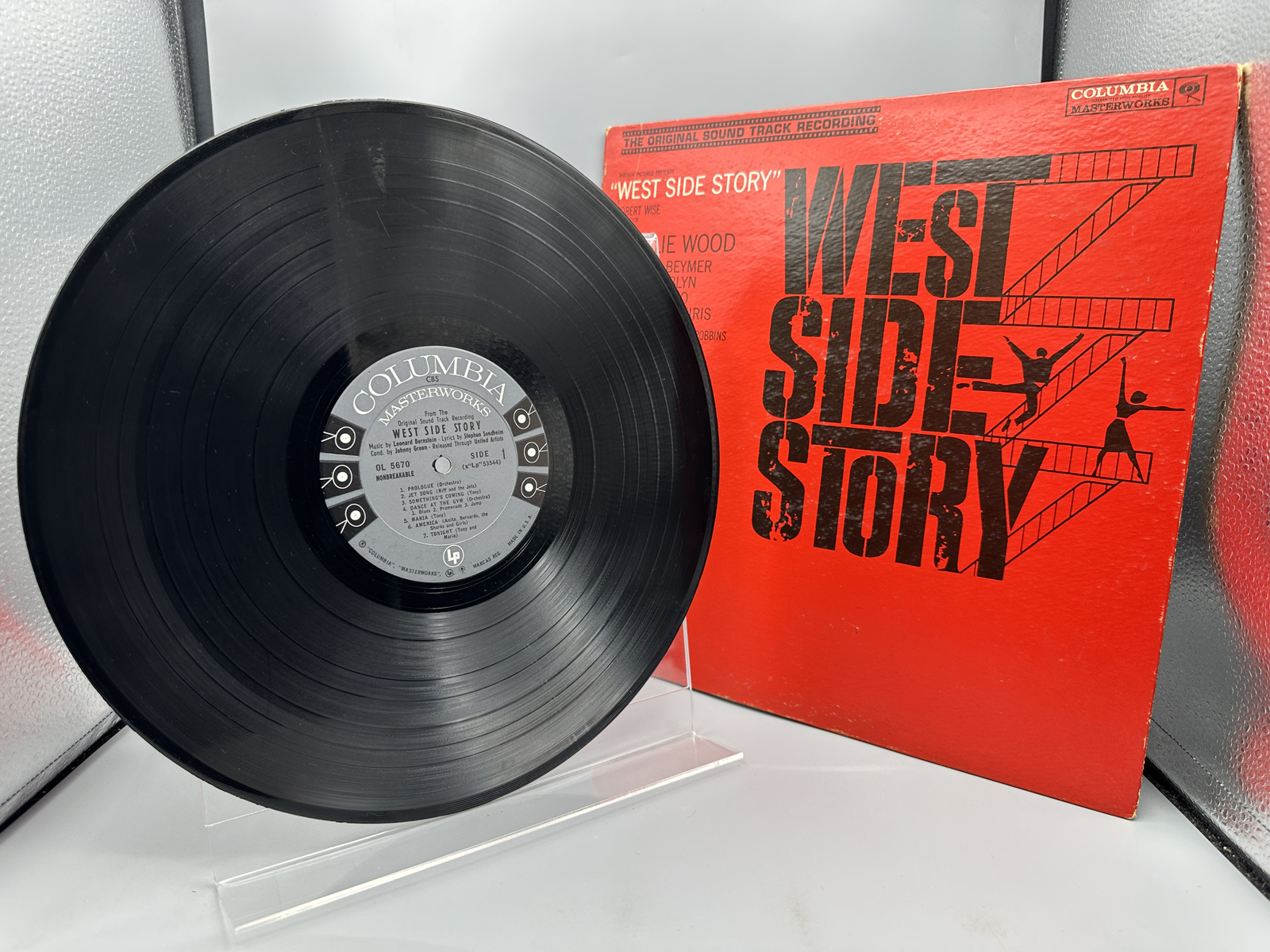 1961 Columbia Masterworks Records West Side Story The Original Sound Track Recording Vinyl Album - OL 5670