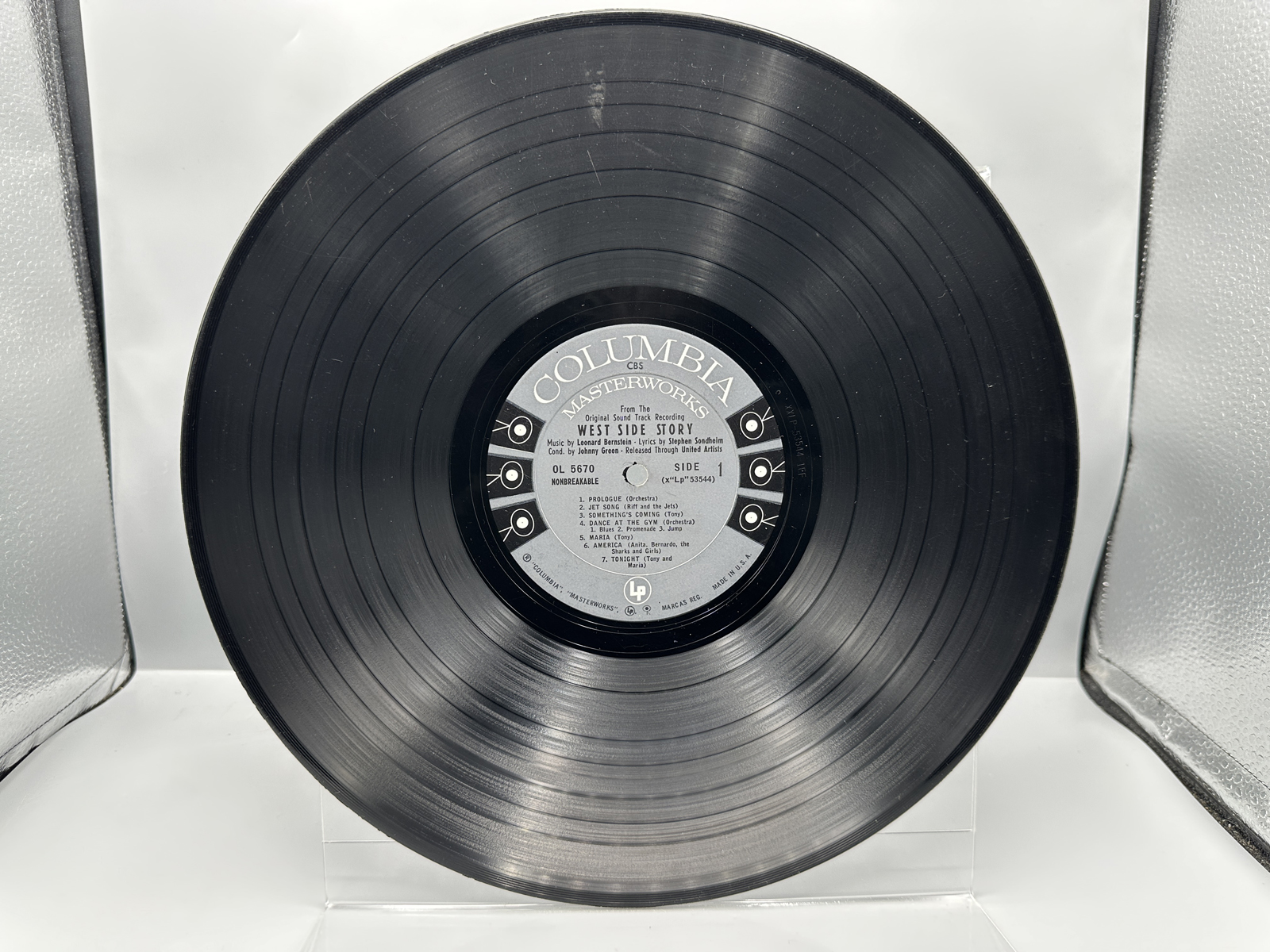 1961 Columbia Masterworks Records West Side Story The Original Sound Track Recording Vinyl Album - OL 5670