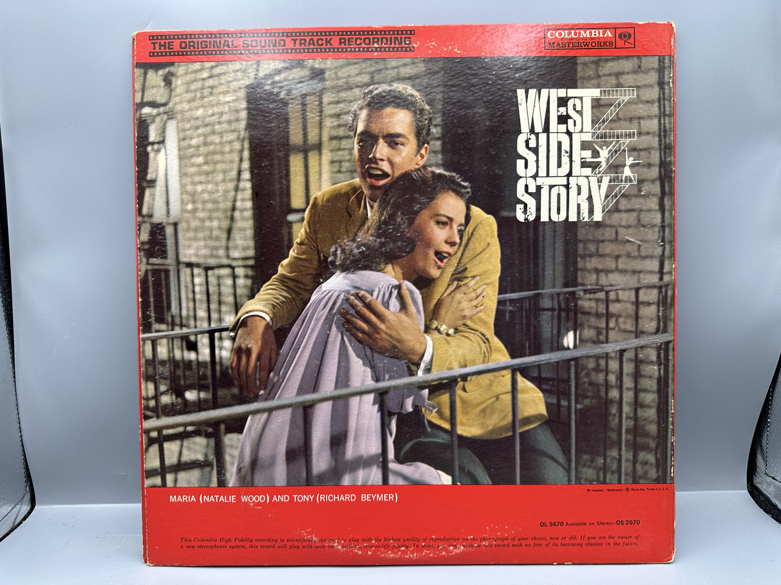 1961 Columbia Masterworks Records West Side Story The Original Sound Track Recording Vinyl Album - OL 5670