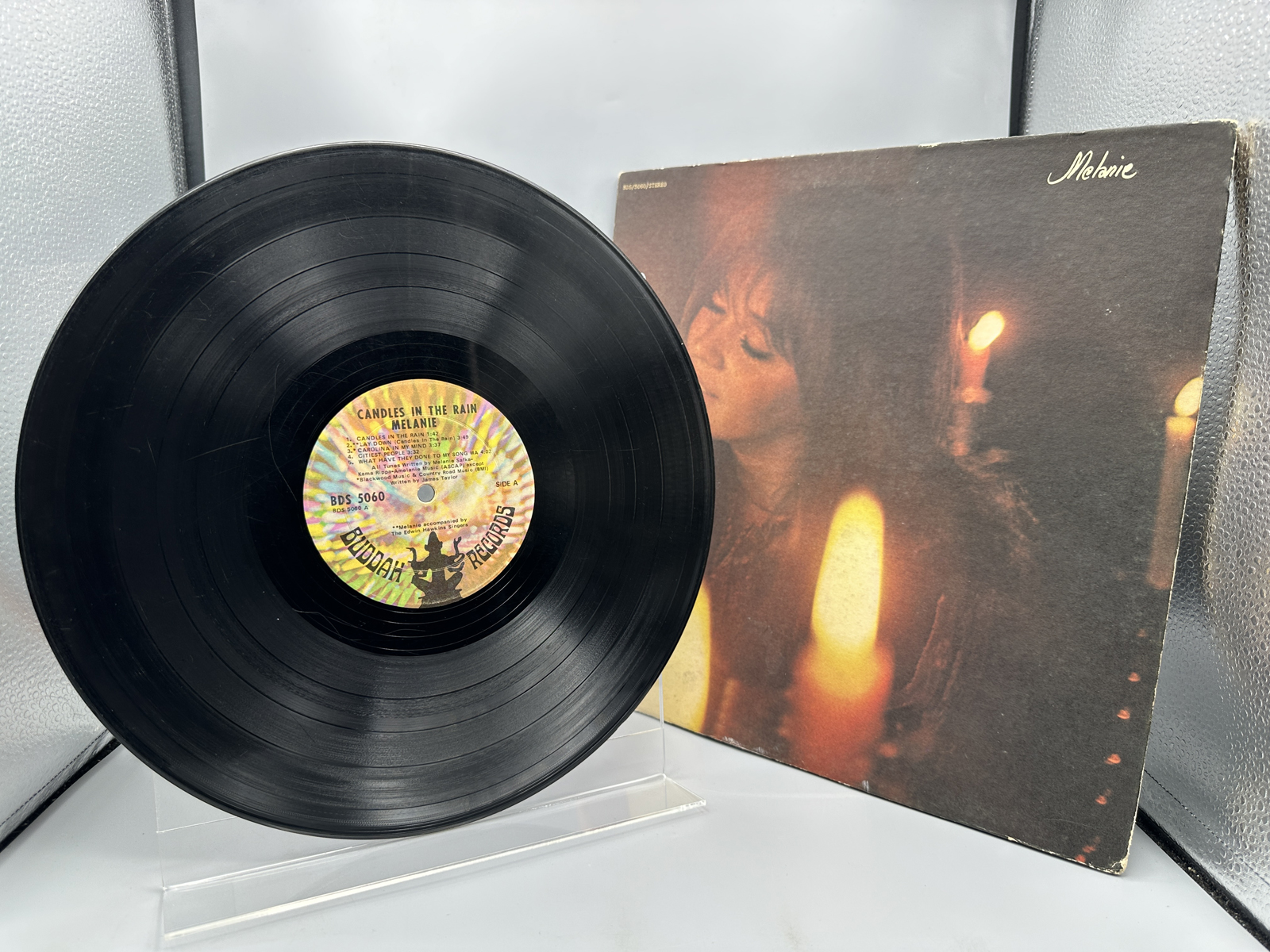 1970 Buddah Records Melanie Candles in the Rain Vinyl Album - BDS-5060
