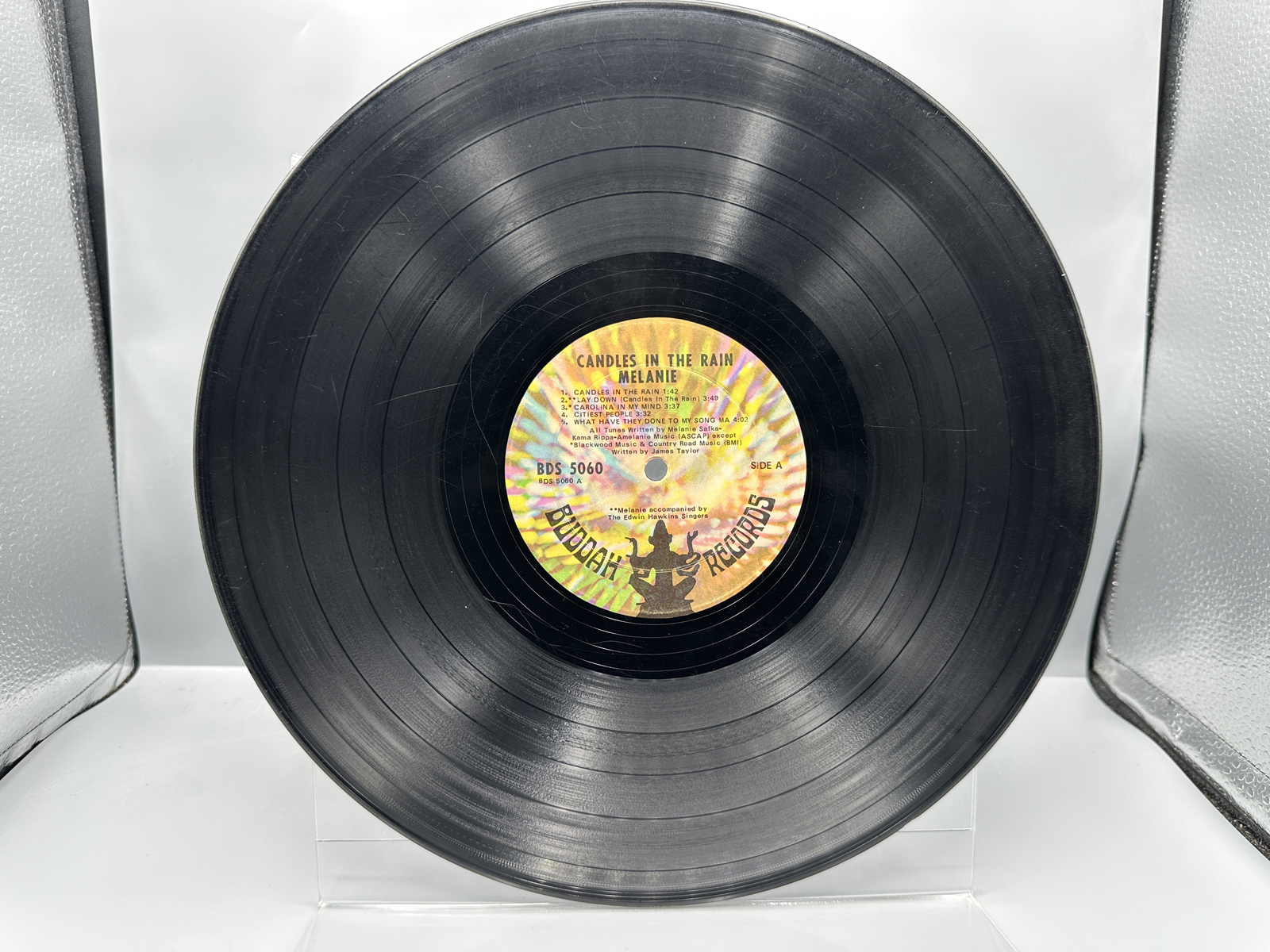 1970 Buddah Records Melanie Candles in the Rain Vinyl Album - BDS-5060