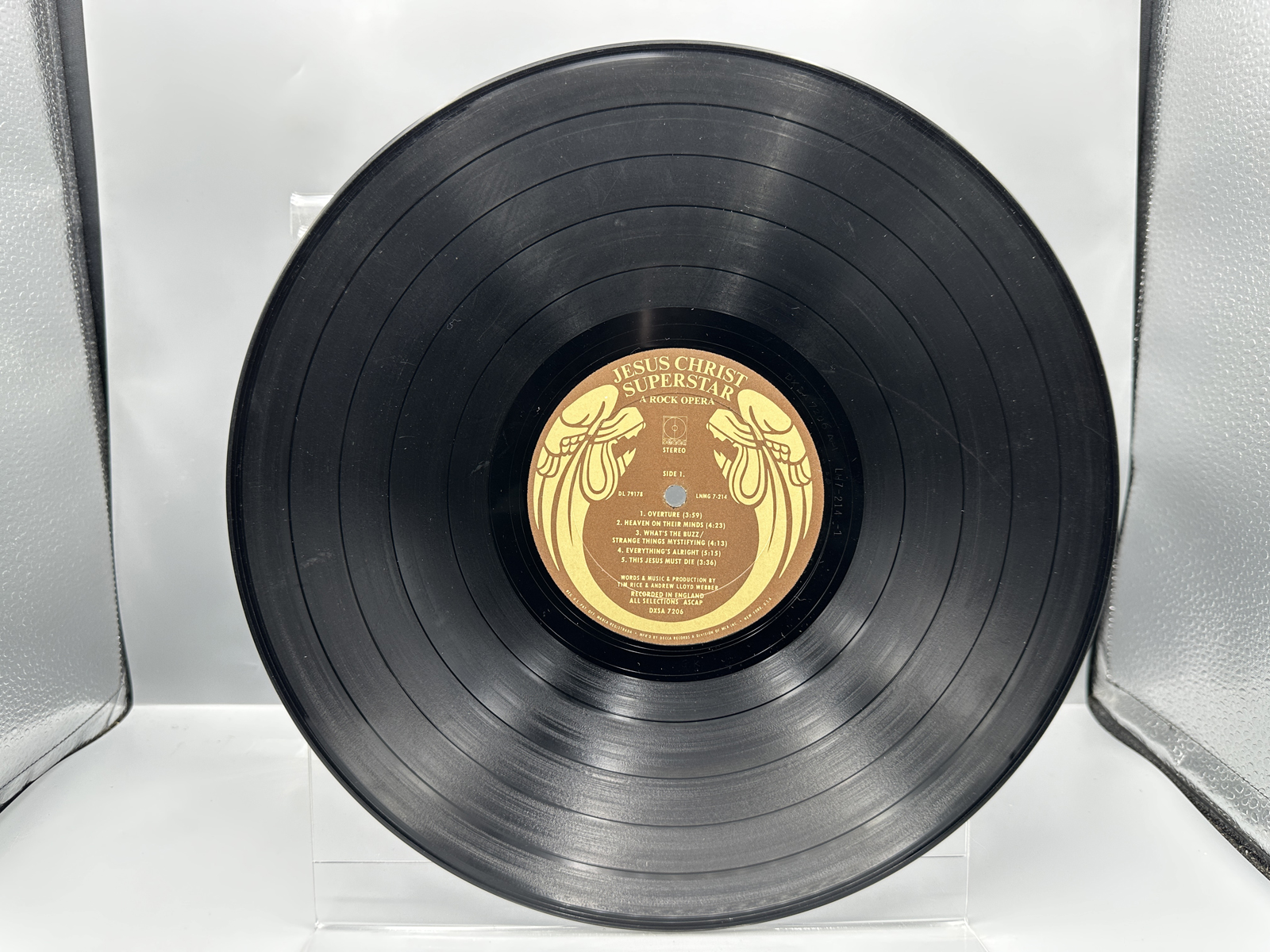 1970 Decca Records Jesus Christ Superstar: A Rock Opera 2-LP Set Vinyl Album - DXSA 7205 / TXSA 7000