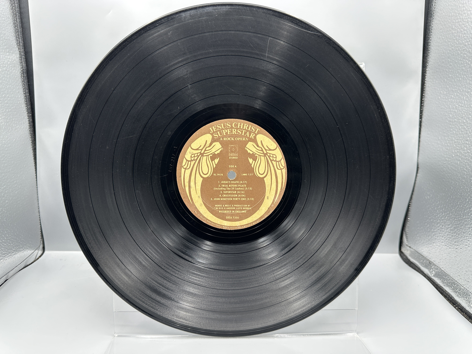 1970 Decca Records Jesus Christ Superstar: A Rock Opera 2-LP Set Vinyl Album - DXSA 7205 / TXSA 7000