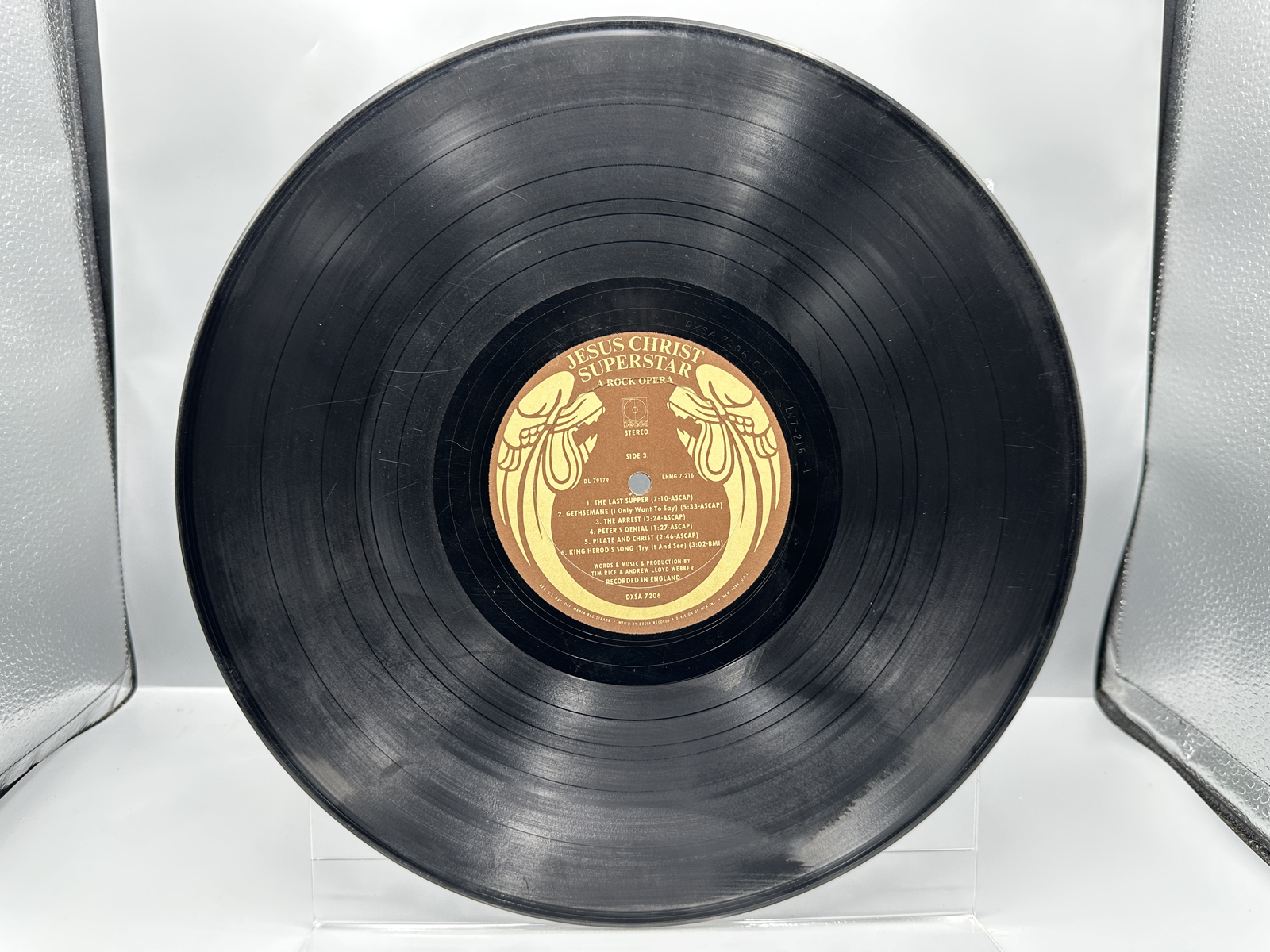1970 Decca Records Jesus Christ Superstar: A Rock Opera 2-LP Set Vinyl Album - DXSA 7205 / TXSA 7000