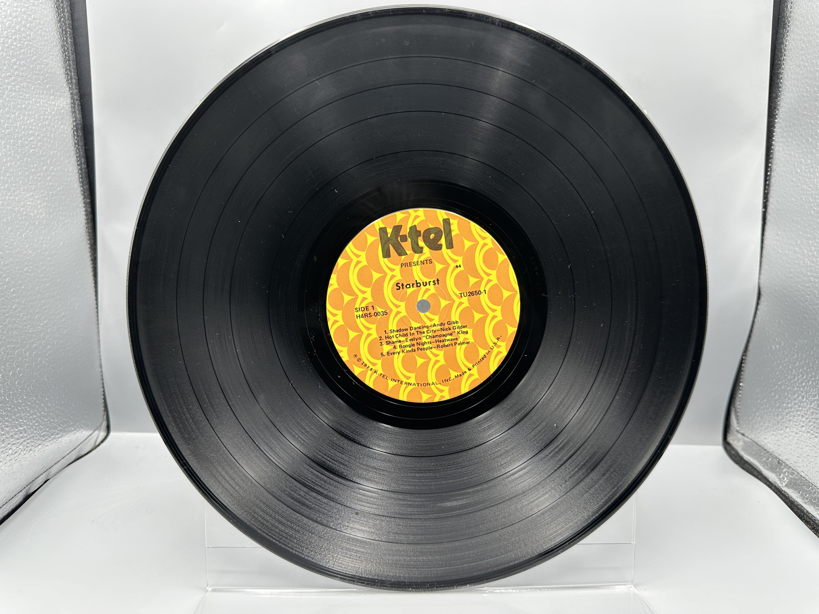 1978 K-tel "Starburst" All Original Hits & Stars Vinyl Album - TU 2650