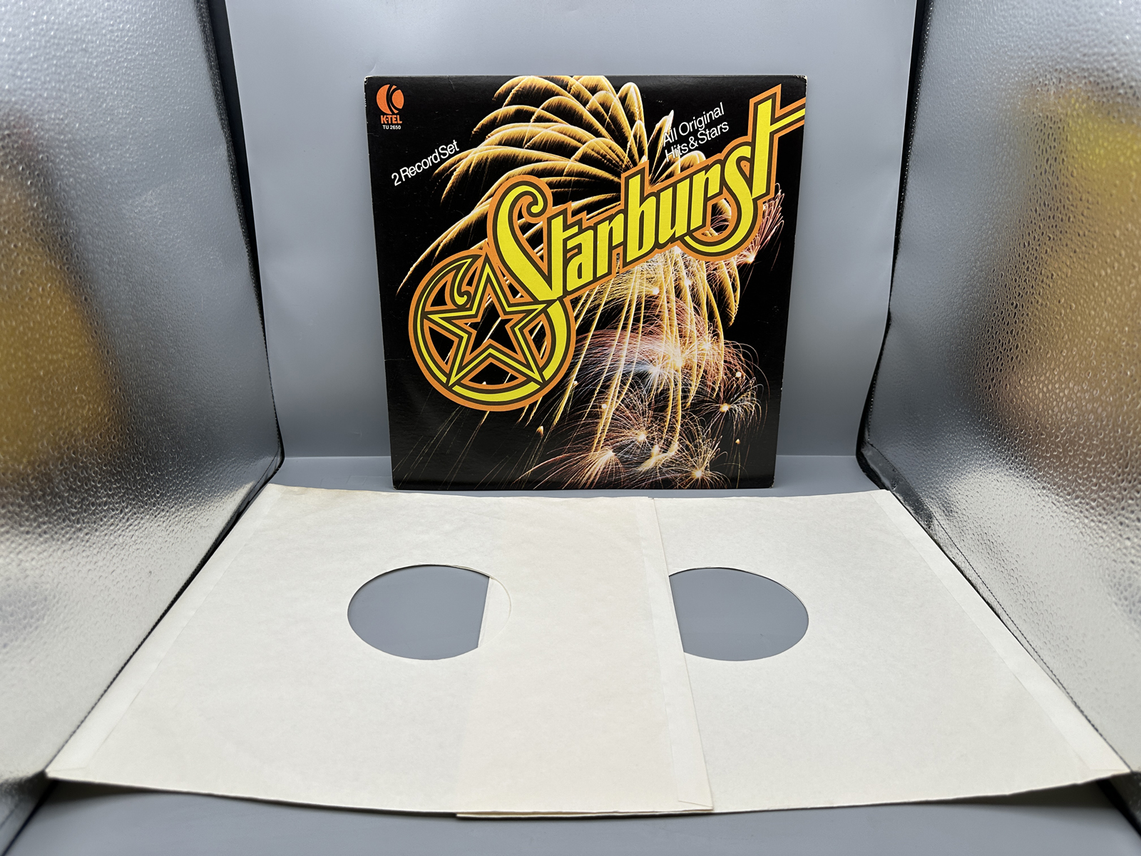 1978 K-tel "Starburst" All Original Hits & Stars Vinyl Album - TU 2650