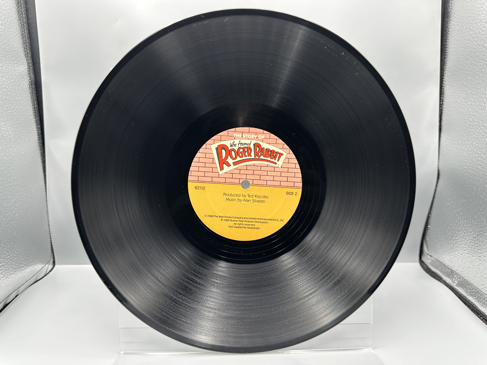 1988 The Walt Disney Company / Amblin Entertainment Co., Inc. The Story of Who Framed Roger Rabbit Vinyl Album - 62112