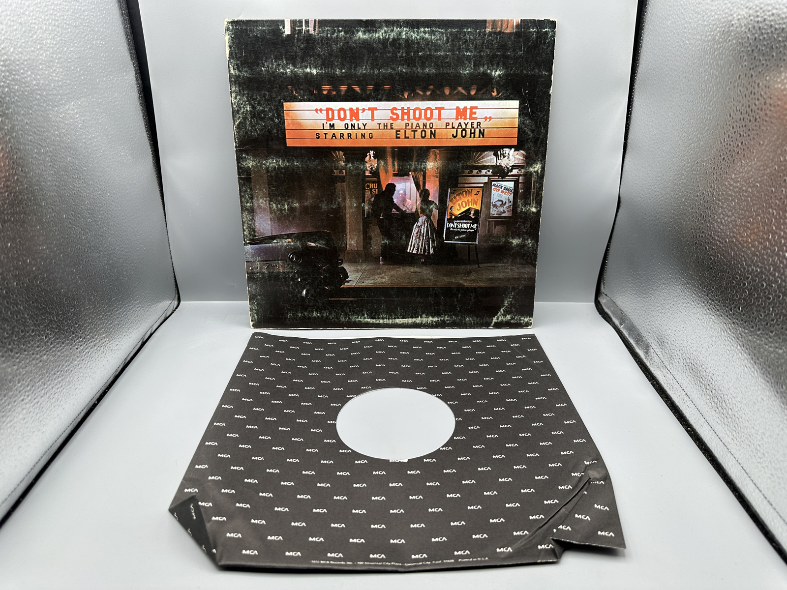 1972 MCA Records Elton John "Don't Shoot Me I'm Only The Piano Player" Vinyl Album - MCA-2100