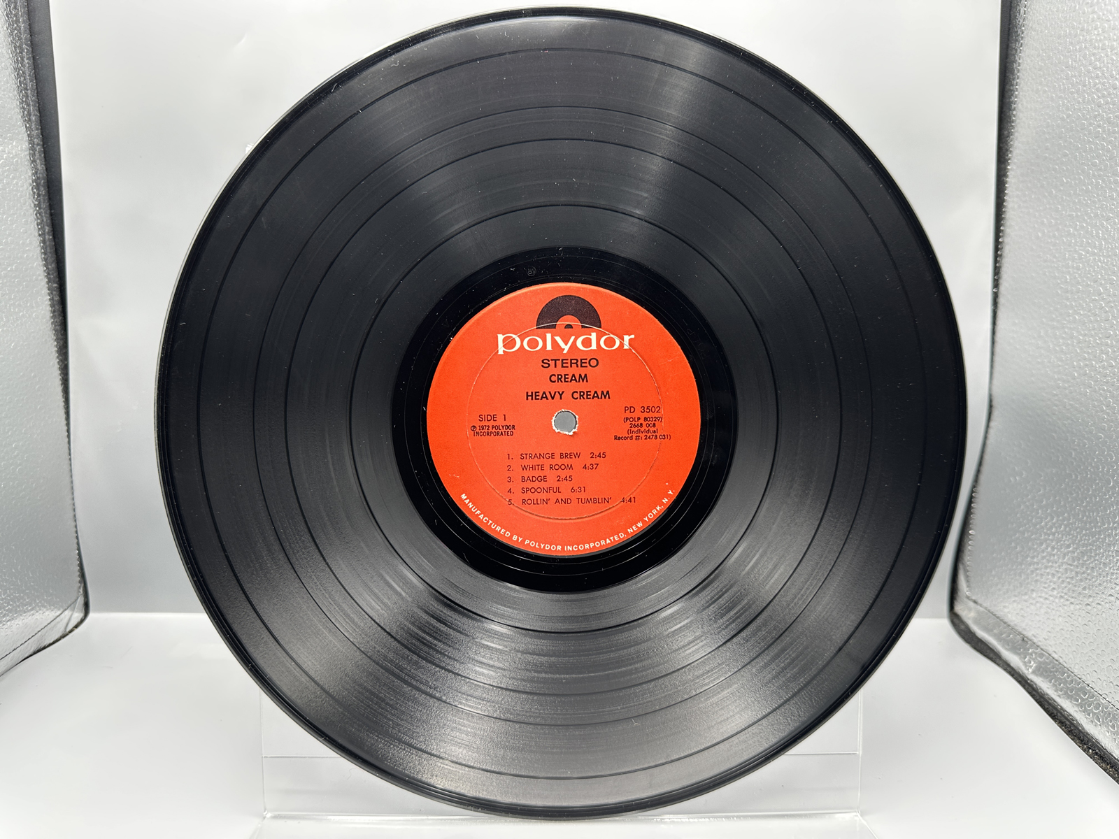 1972 Polydor Records Cream Heavy Cream Double LP Vinyl Album - PD 3502