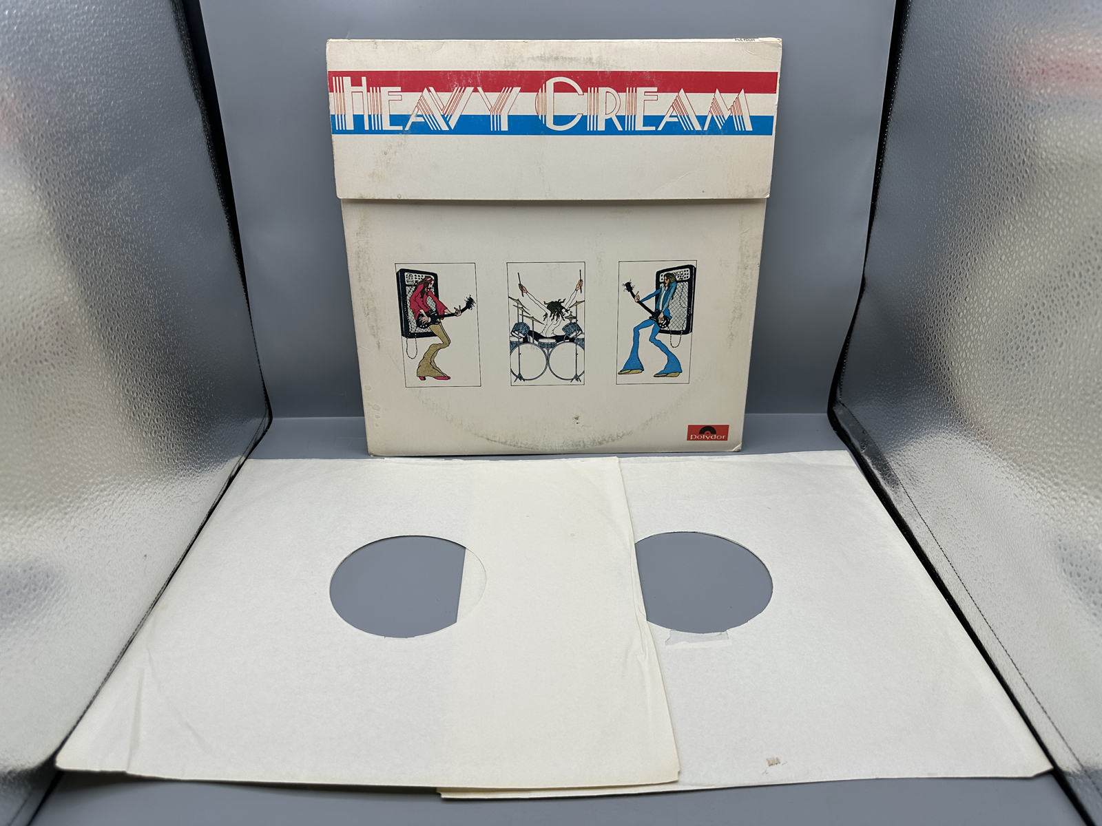 1972 Polydor Records Cream Heavy Cream Double LP Vinyl Album - PD 3502