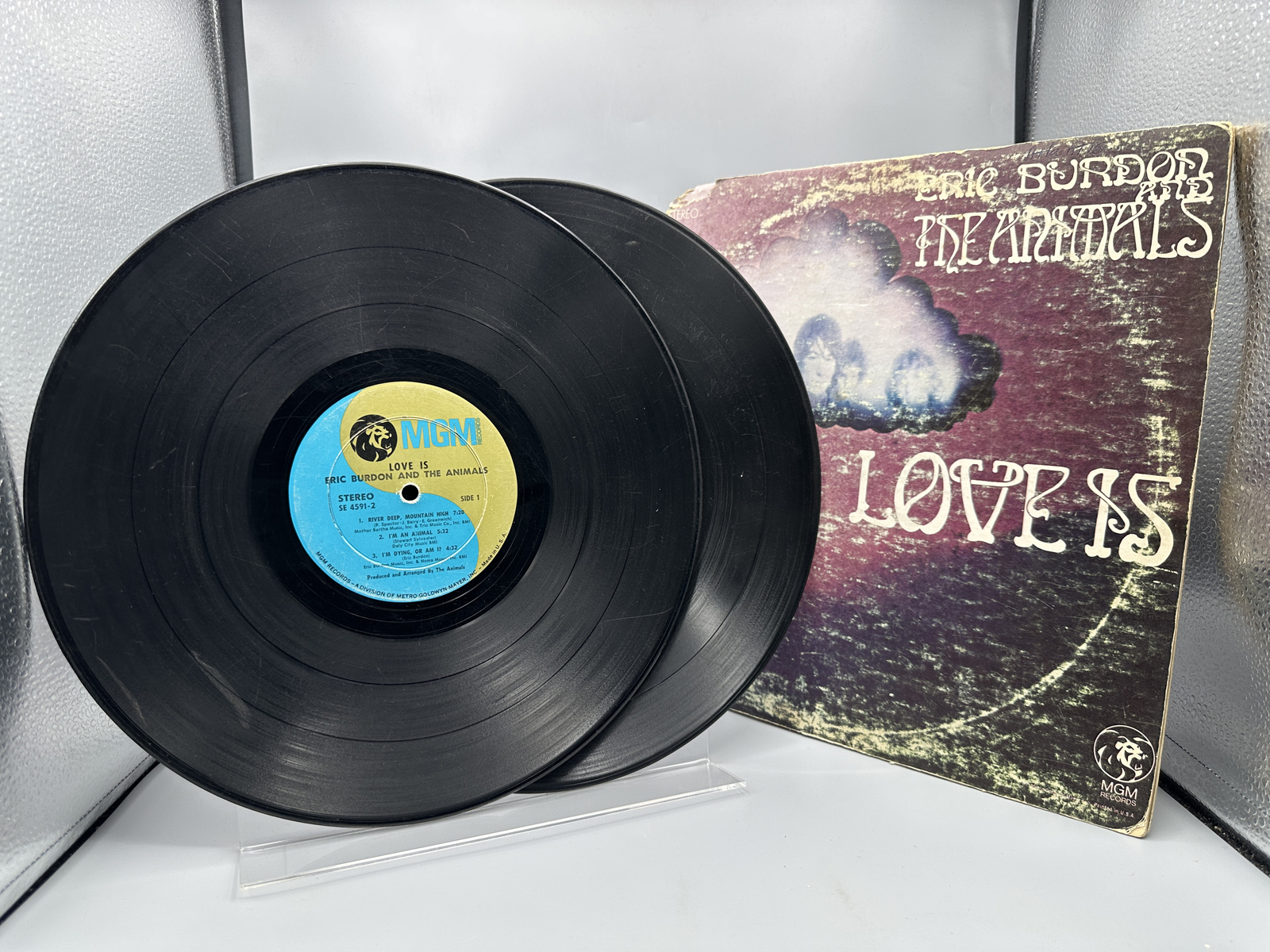 1968 MGM Records Eric Burdon and The Animals 'LOVE IS' Vinyl Album - SE-4591-2