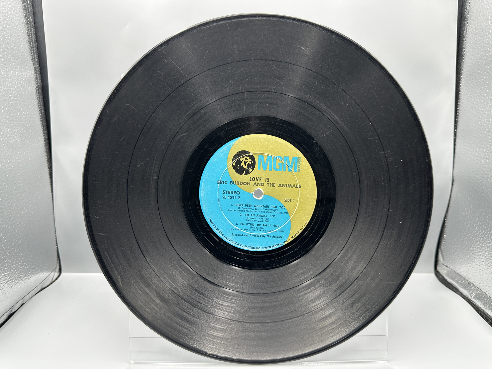 1968 MGM Records Eric Burdon and The Animals 'LOVE IS' Vinyl Album - SE-4591-2