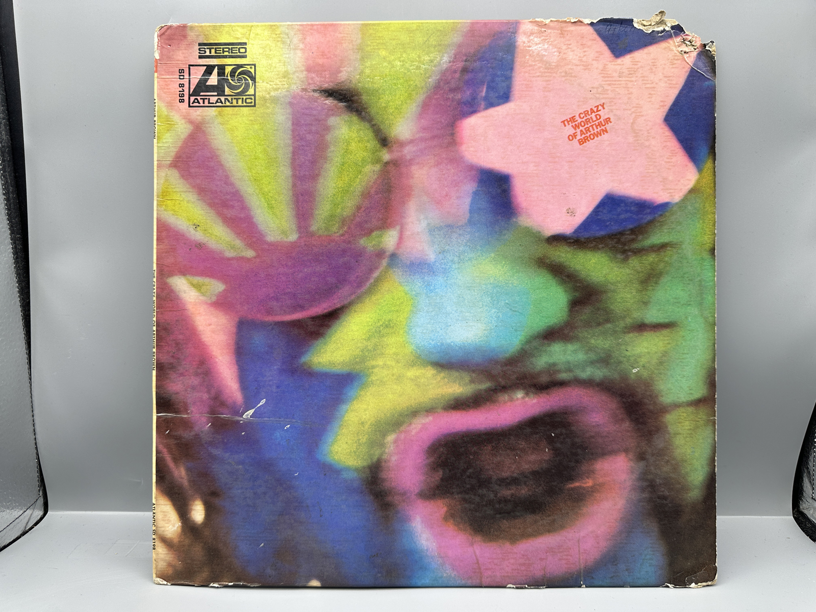 1968 Atlantic Records The Crazy World of Arthur Brown Vinyl Album - SD 8198