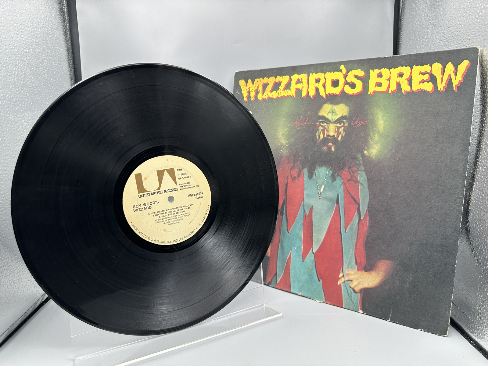 1973 United Artists Records Roy Wood's Wizzard "Wizzard's Brew" Vinyl Album - UA-LA042-F