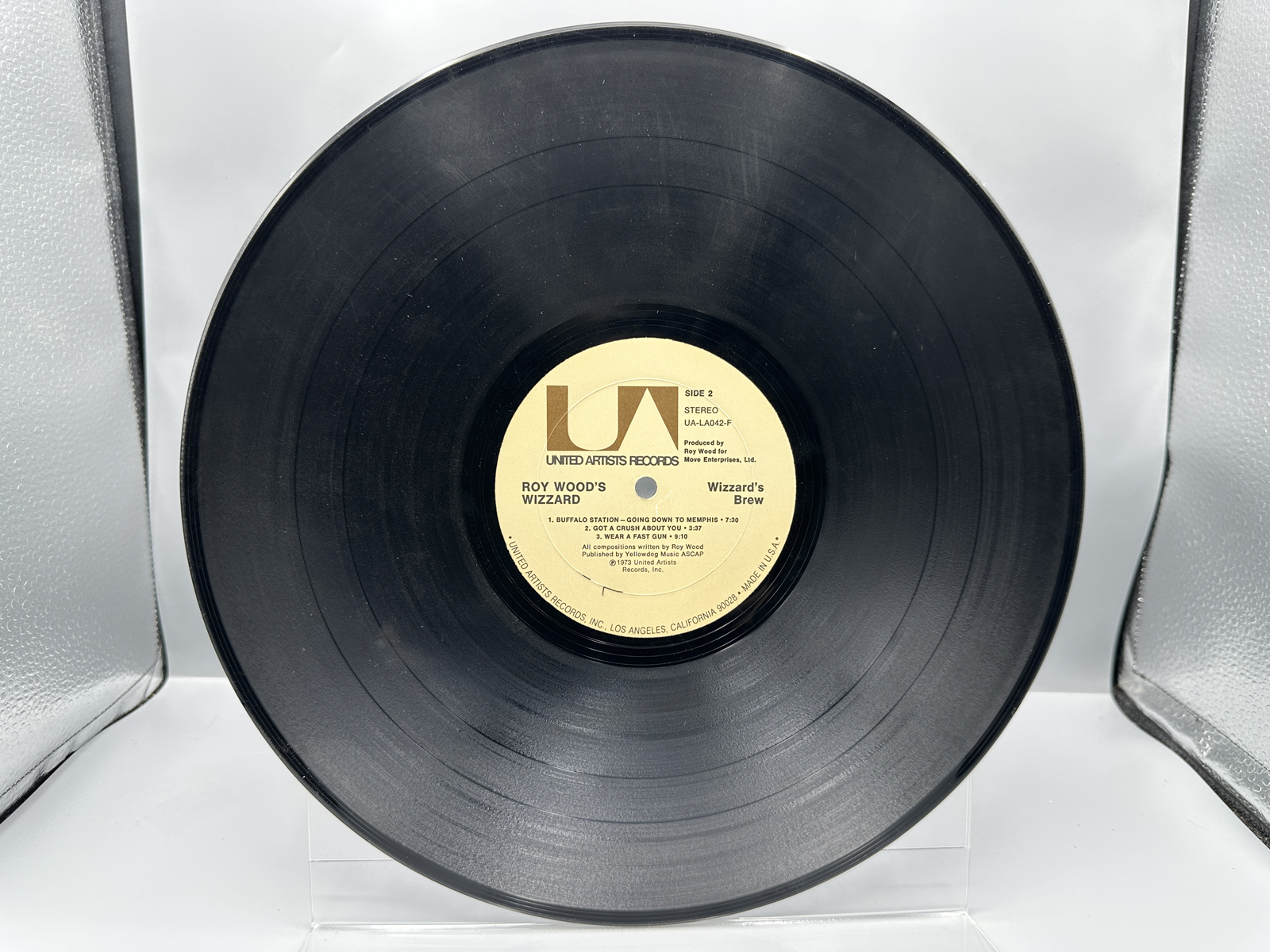 1973 United Artists Records Roy Wood's Wizzard "Wizzard's Brew" Vinyl Album - UA-LA042-F