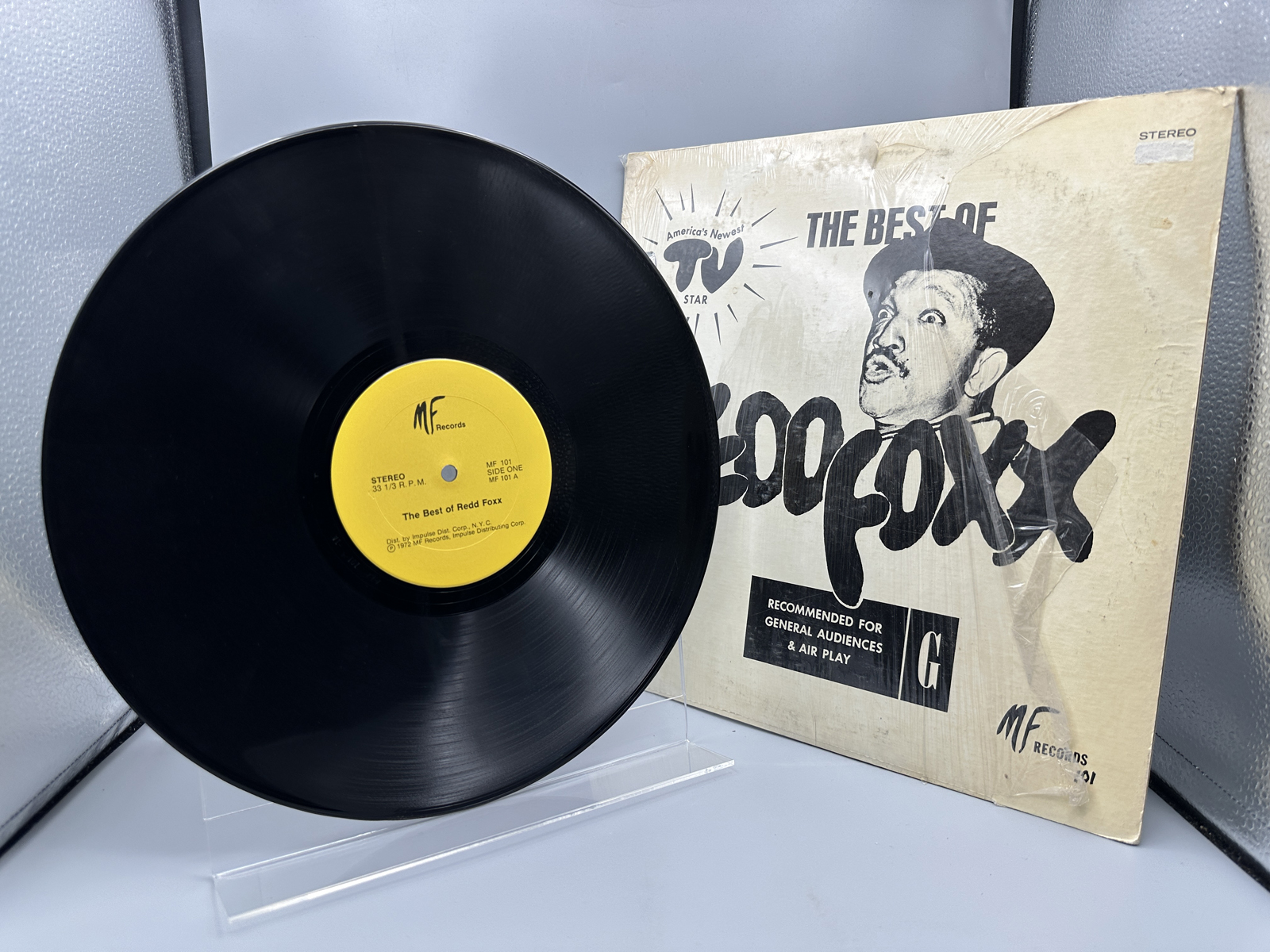 1973 MF Records Redd Foxx The Best of Redd Foxx Vinyl Album - MF 101