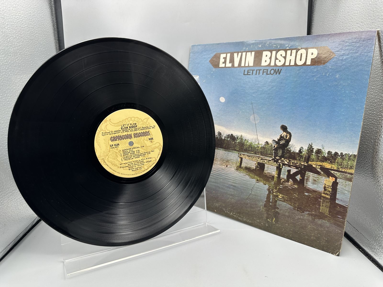 1974 Capricorn Records Elvin Bishop Let It Flow Vinyl Album - CP 0134