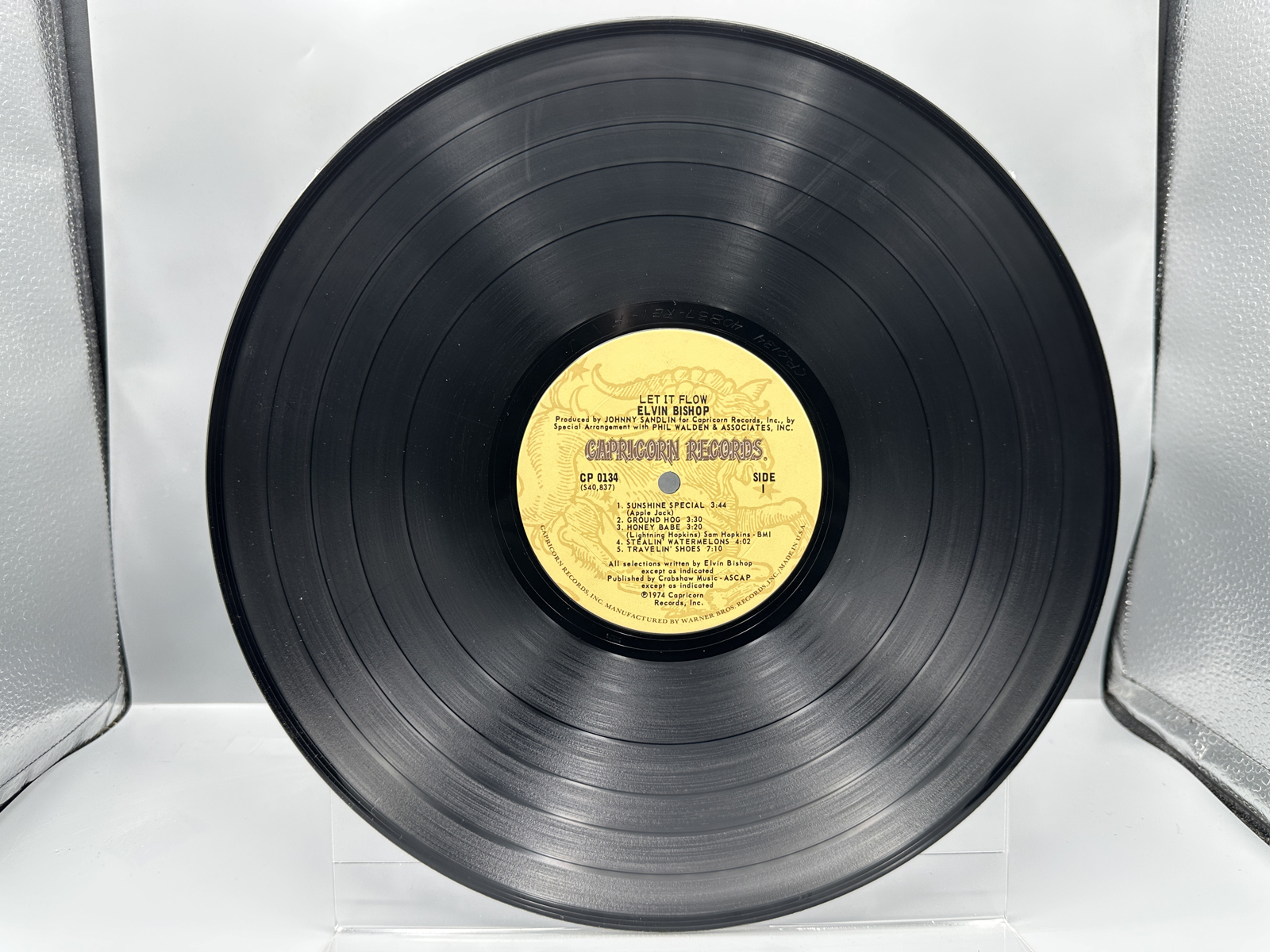 1974 Capricorn Records Elvin Bishop Let It Flow Vinyl Album - CP 0134
