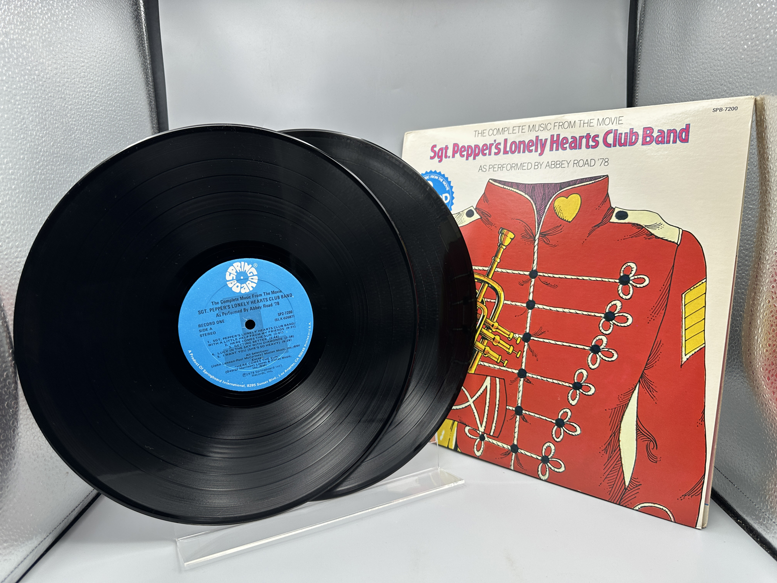 1978 Springboard International The Complete Music From The Movie Sgt. Pepper's Lonely Hearts Club Band Vinyl Album - SPB 7200