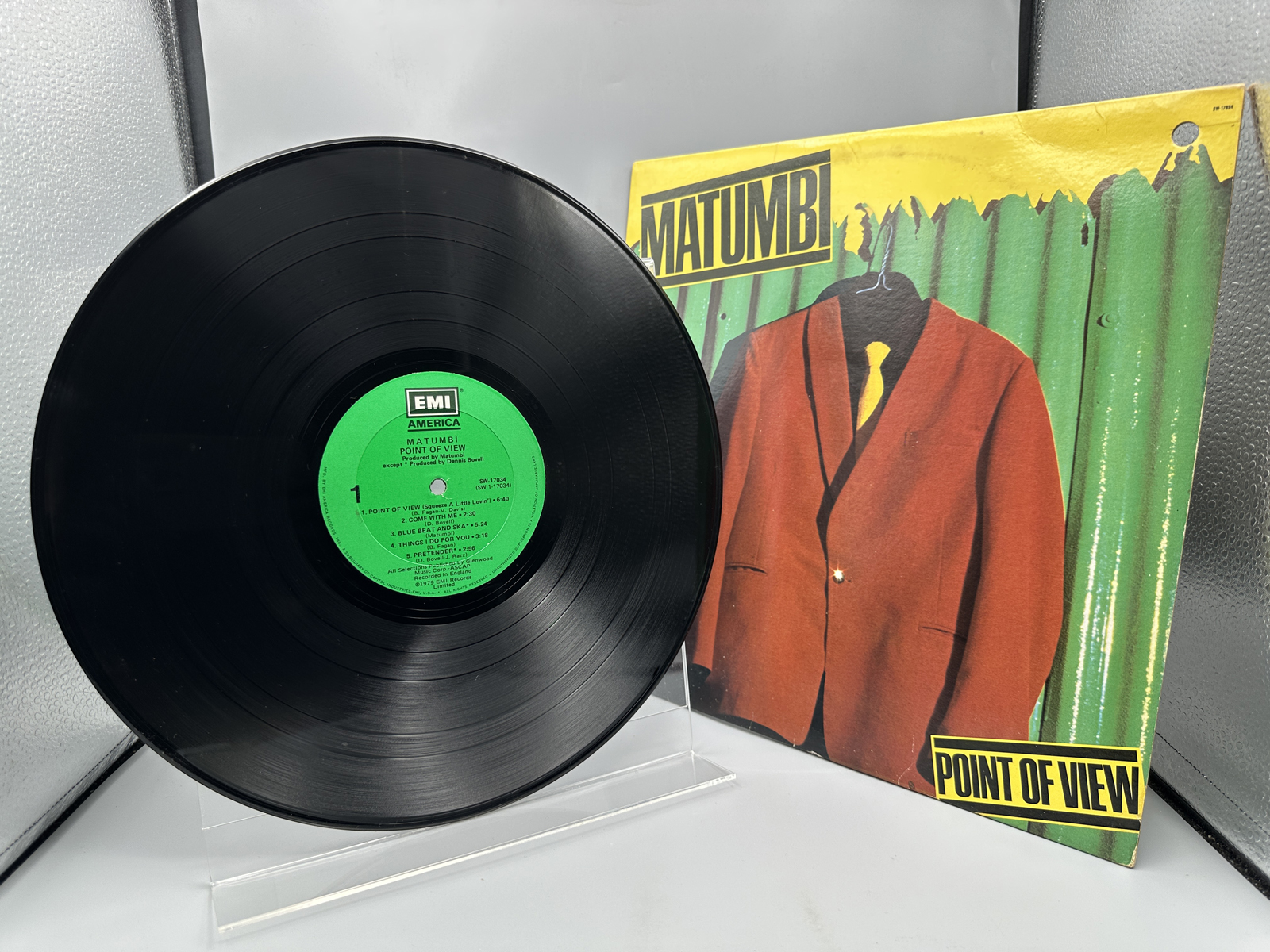 1979 EMI America Records Matumbi Point of View Vinyl Album - SW-17034