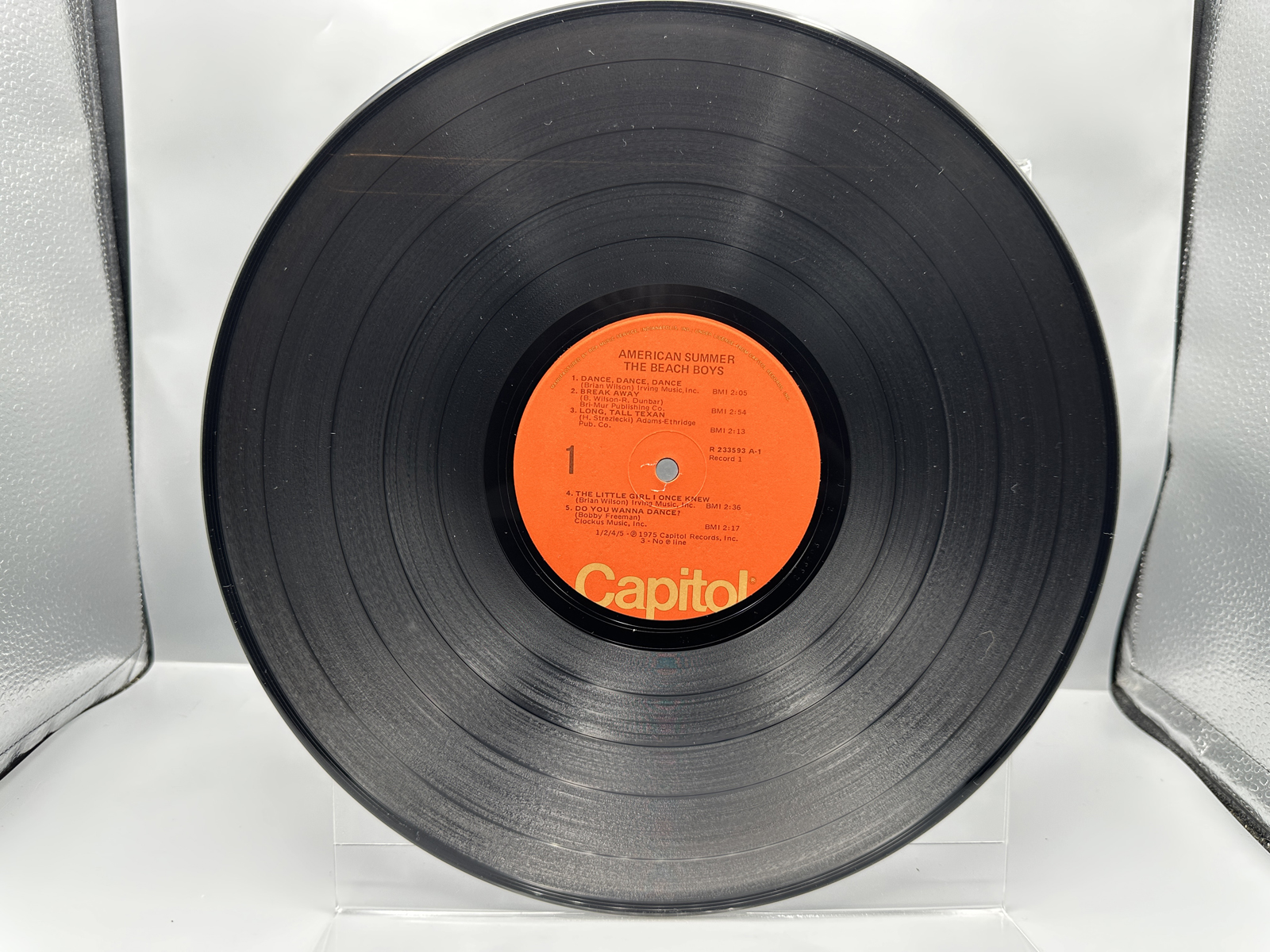 1977 Capitol Records The Beach Boys American Summer Vinyl Album - R-223393