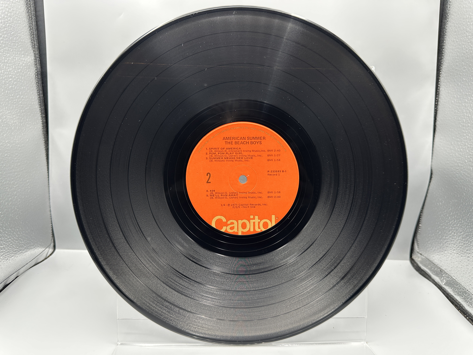 1977 Capitol Records The Beach Boys American Summer Vinyl Album - R-223393