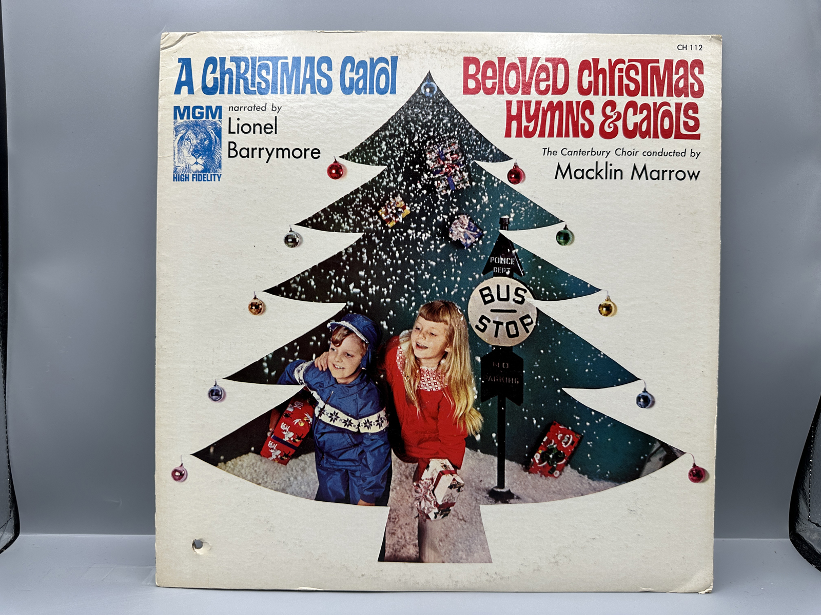 Unknown Release Date MGM Children's Series A Christmas Carol" & The Canterbury Choir "Beloved Christmas Hymns & Carols Vinyl Album - CH 112