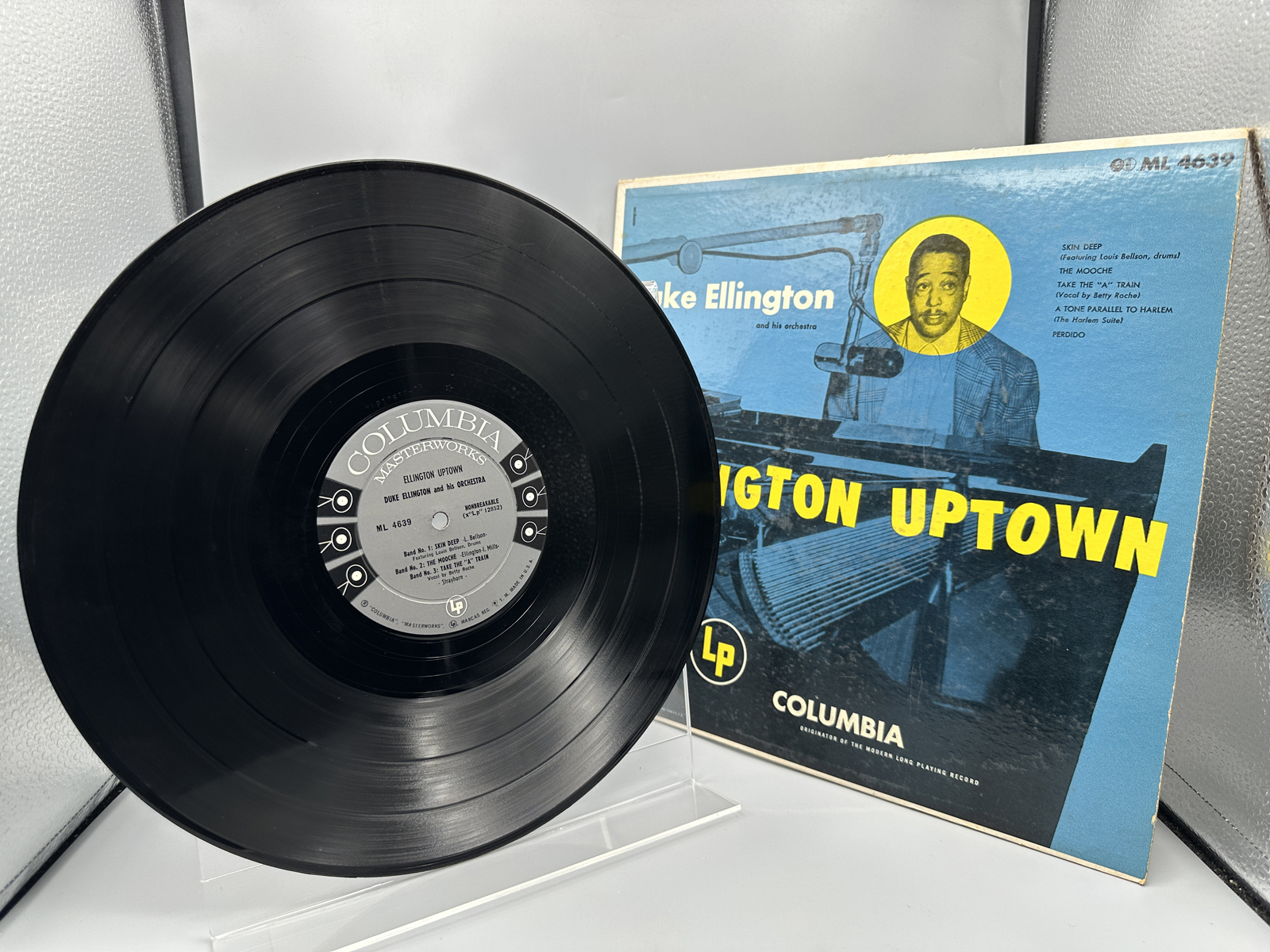 1955 Columbia Masterworks Duke Ellington and his Orchestra Ellington Uptown Vinyl Album - ML 4639