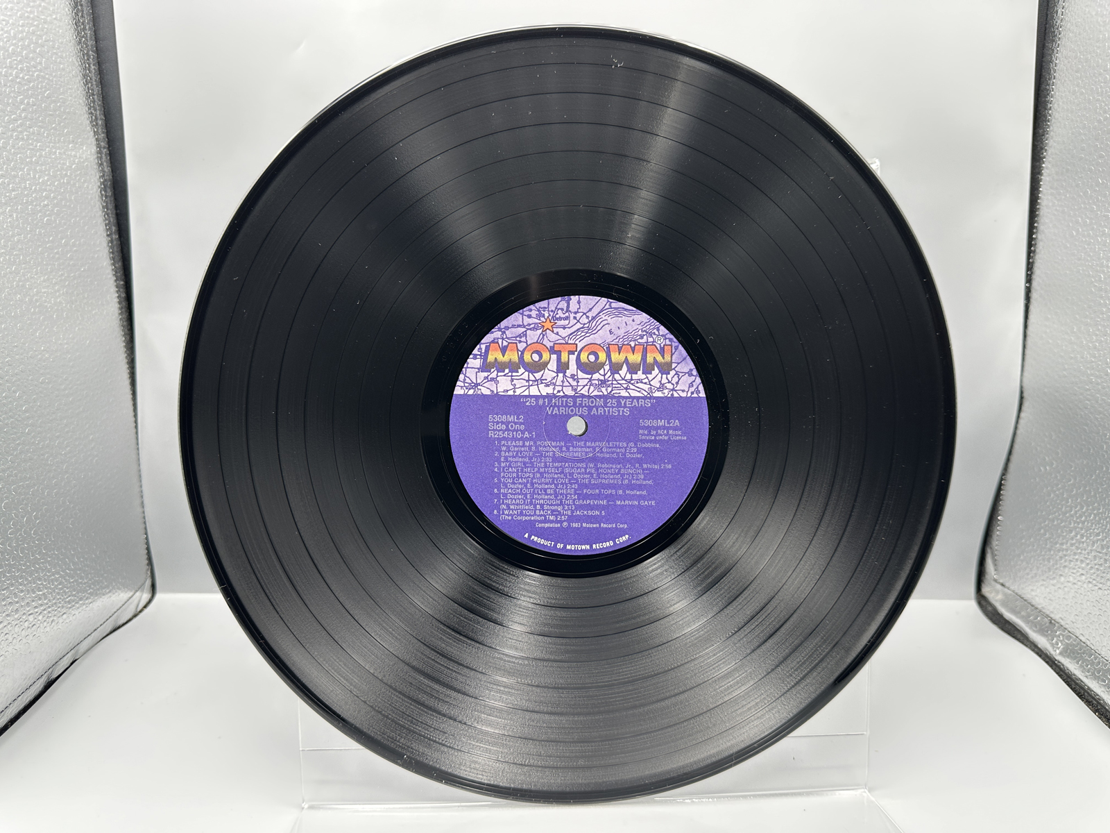 1983 Motown Records "25 #1 Hits From 25 Years" Vinyl Album - 5308ML2