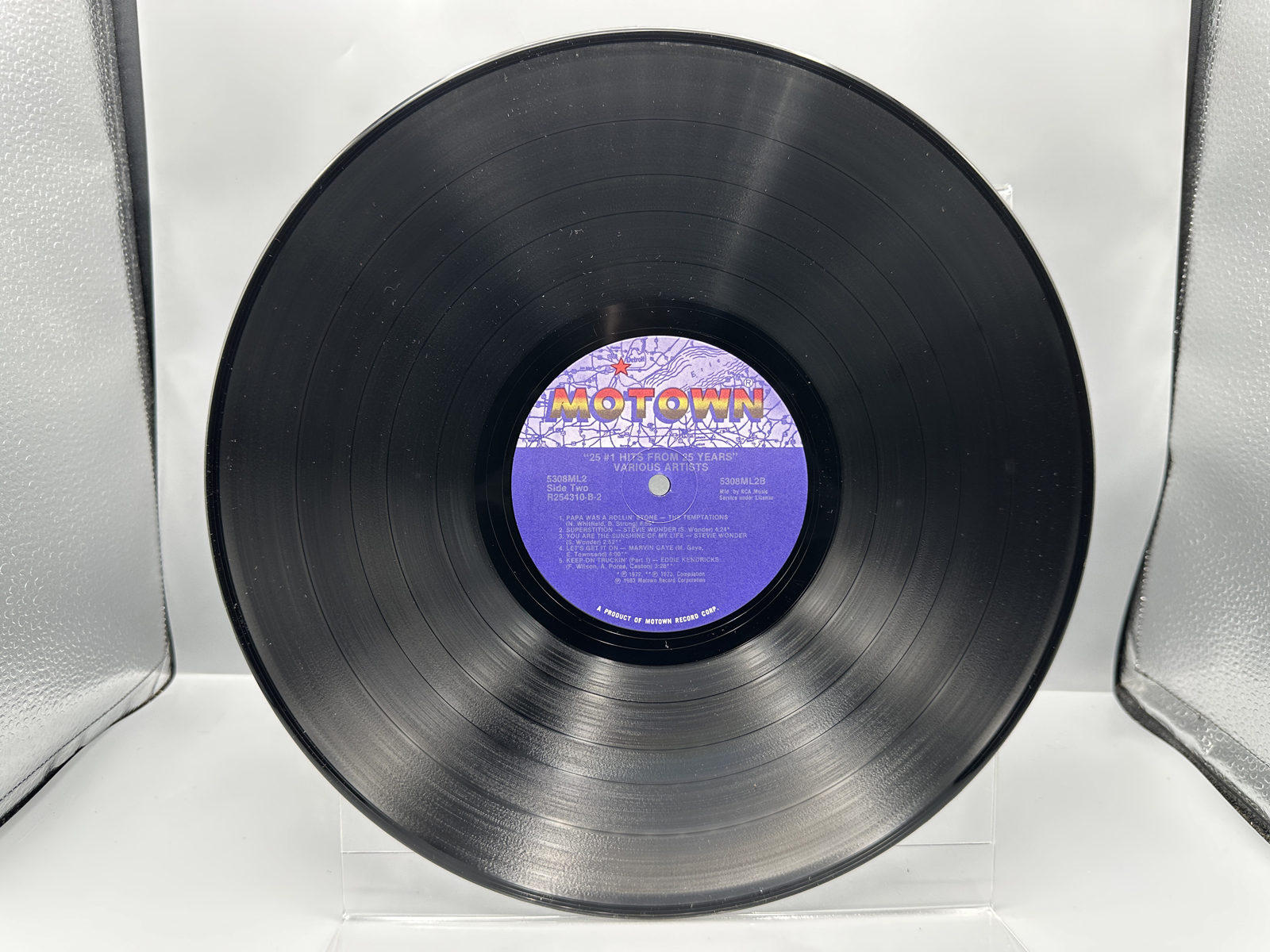 1983 Motown Records "25 #1 Hits From 25 Years" Vinyl Album - 5308ML2
