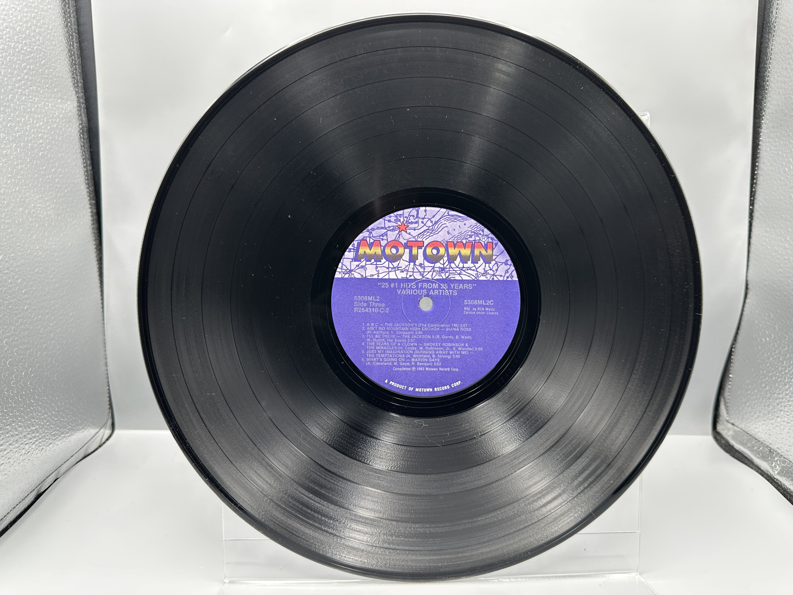 1983 Motown Records "25 #1 Hits From 25 Years" Vinyl Album - 5308ML2