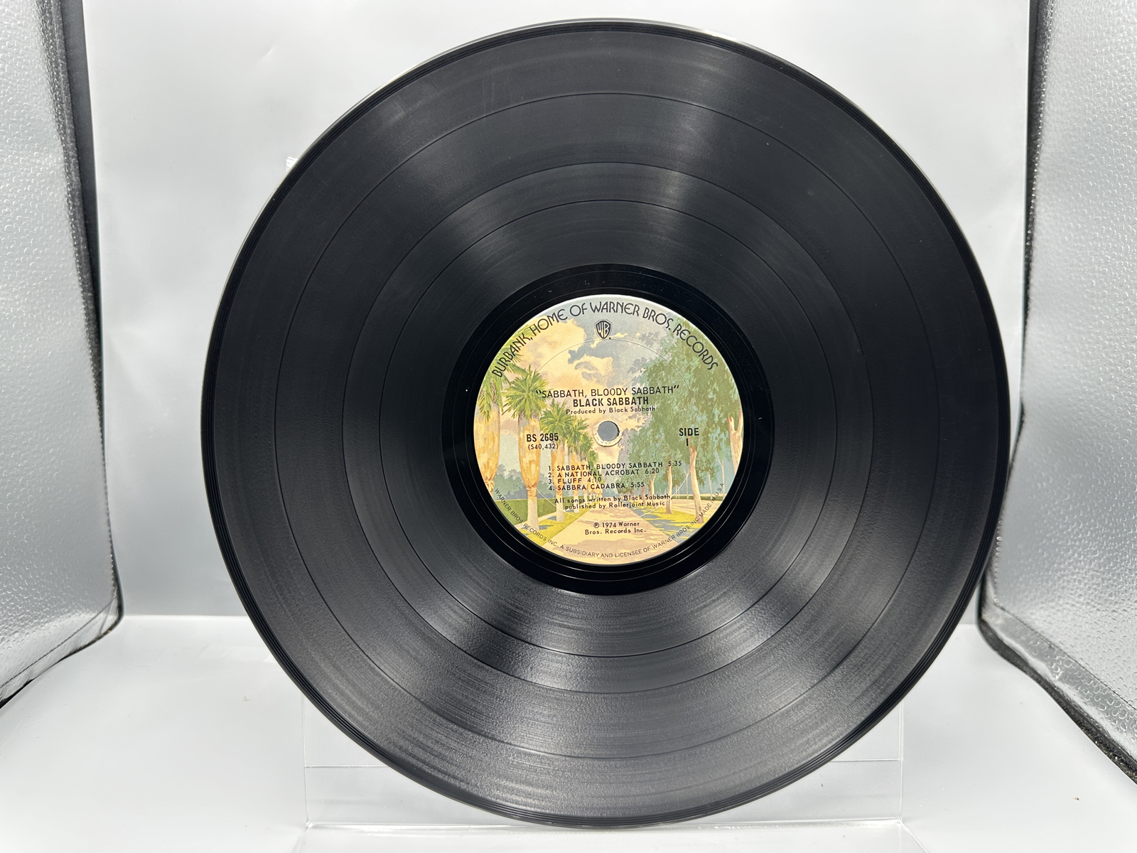 1974 Warner Bros. Records Black Sabbath Sabbath Bloody Sabbath Vinyl Album - BS 2695