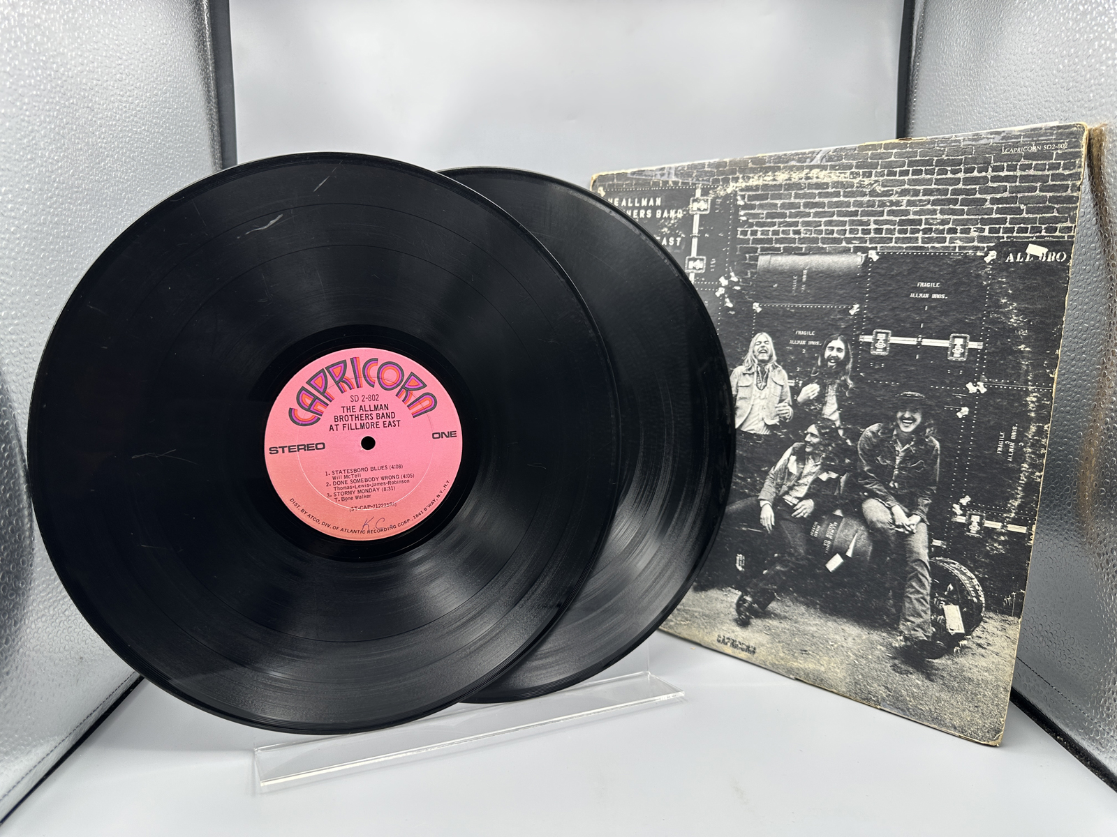 1971 Capricorn Records The Allman Brothers Band At Fillmore East Double LP Vinyl Album - SD 2-802