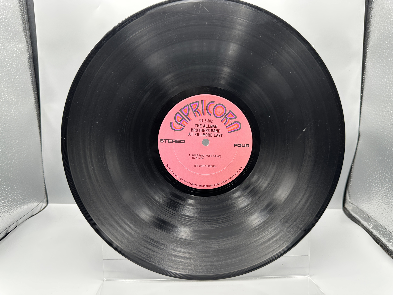 1971 Capricorn Records The Allman Brothers Band At Fillmore East Double LP Vinyl Album - SD 2-802